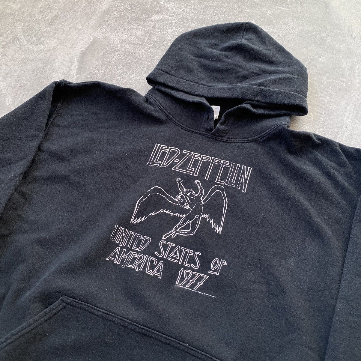 Band Tees × Led Zeppelin × Vintage Vintage Led-Zeppelin United States Of America 1977 Hoodie Size US L / EU 52-54 / 3 - 2 Thumbnail