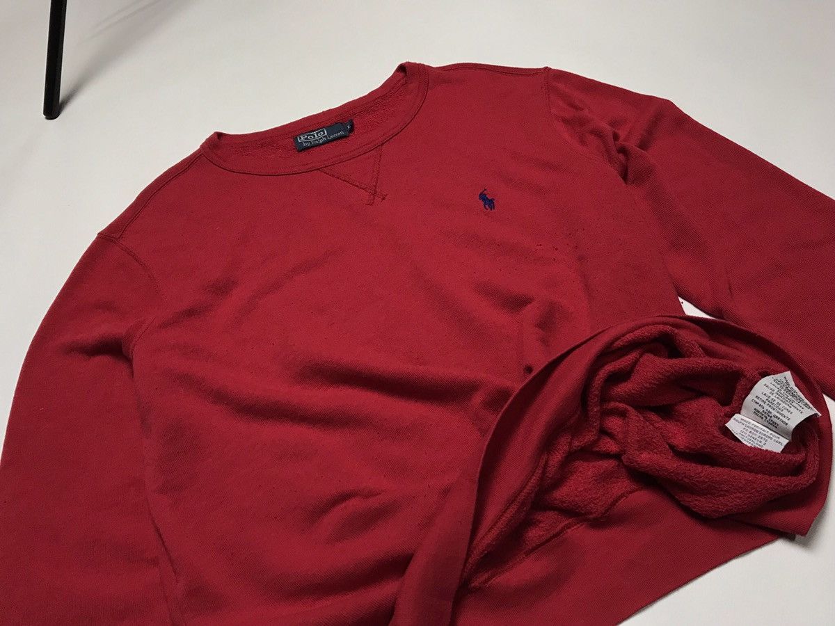 Polo Ralph Lauren RL Vintage Red Sweatshirt Size US L / EU 52-54 / 3 - 10 Thumbnail