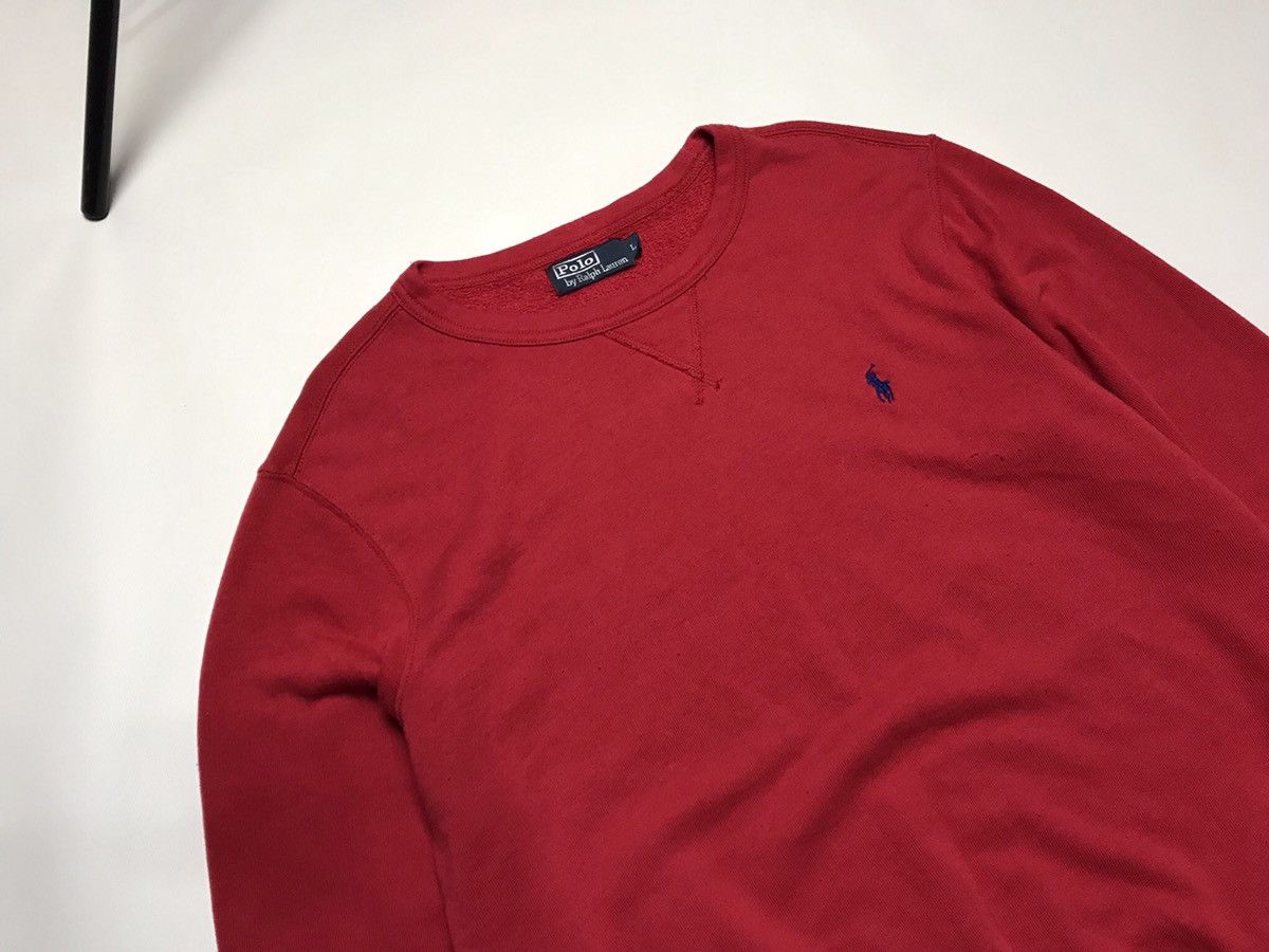Polo Ralph Lauren RL Vintage Red Sweatshirt Size US L / EU 52-54 / 3 - 3 Thumbnail