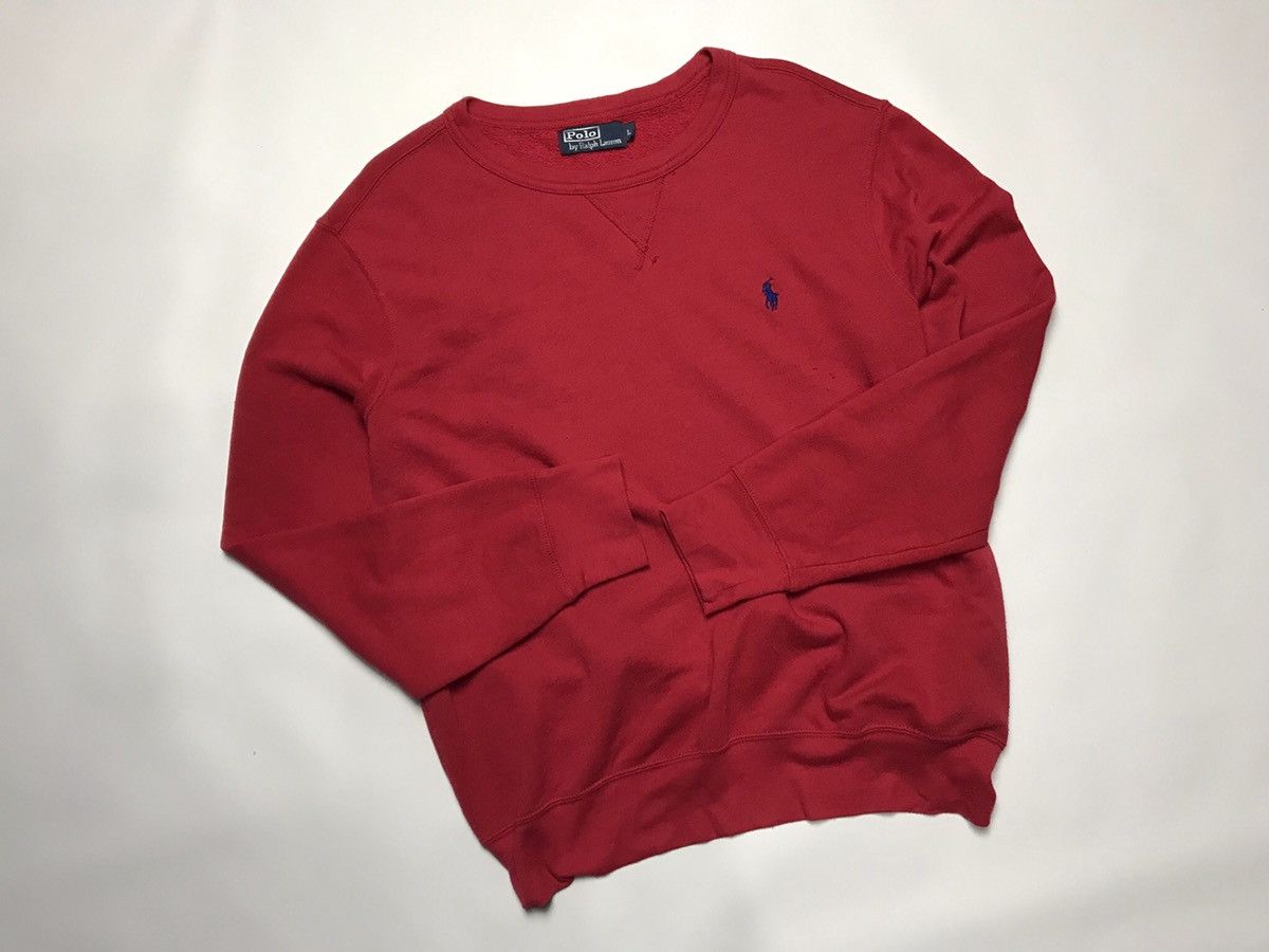 Polo Ralph Lauren RL Vintage Red Sweatshirt Size US L / EU 52-54 / 3 - 11 Thumbnail