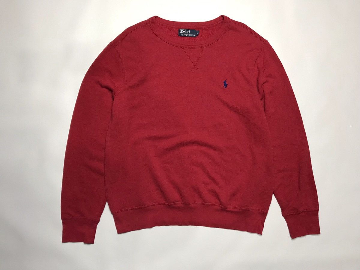 Polo Ralph Lauren RL Vintage Red Sweatshirt Size US L / EU 52-54 / 3 - 16 Thumbnail