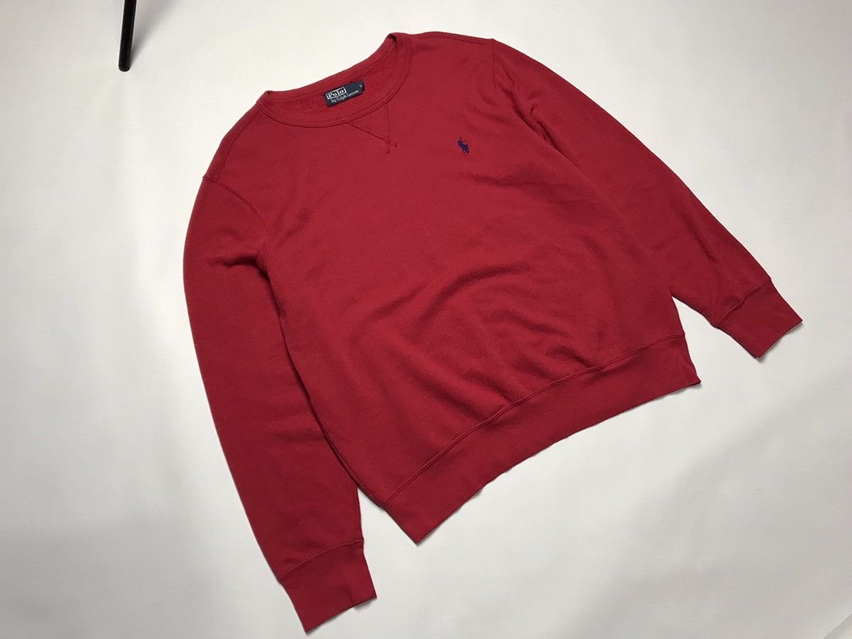 Polo Ralph Lauren RL Vintage Red Sweatshirt Size US L / EU 52-54 / 3 - 2 Thumbnail