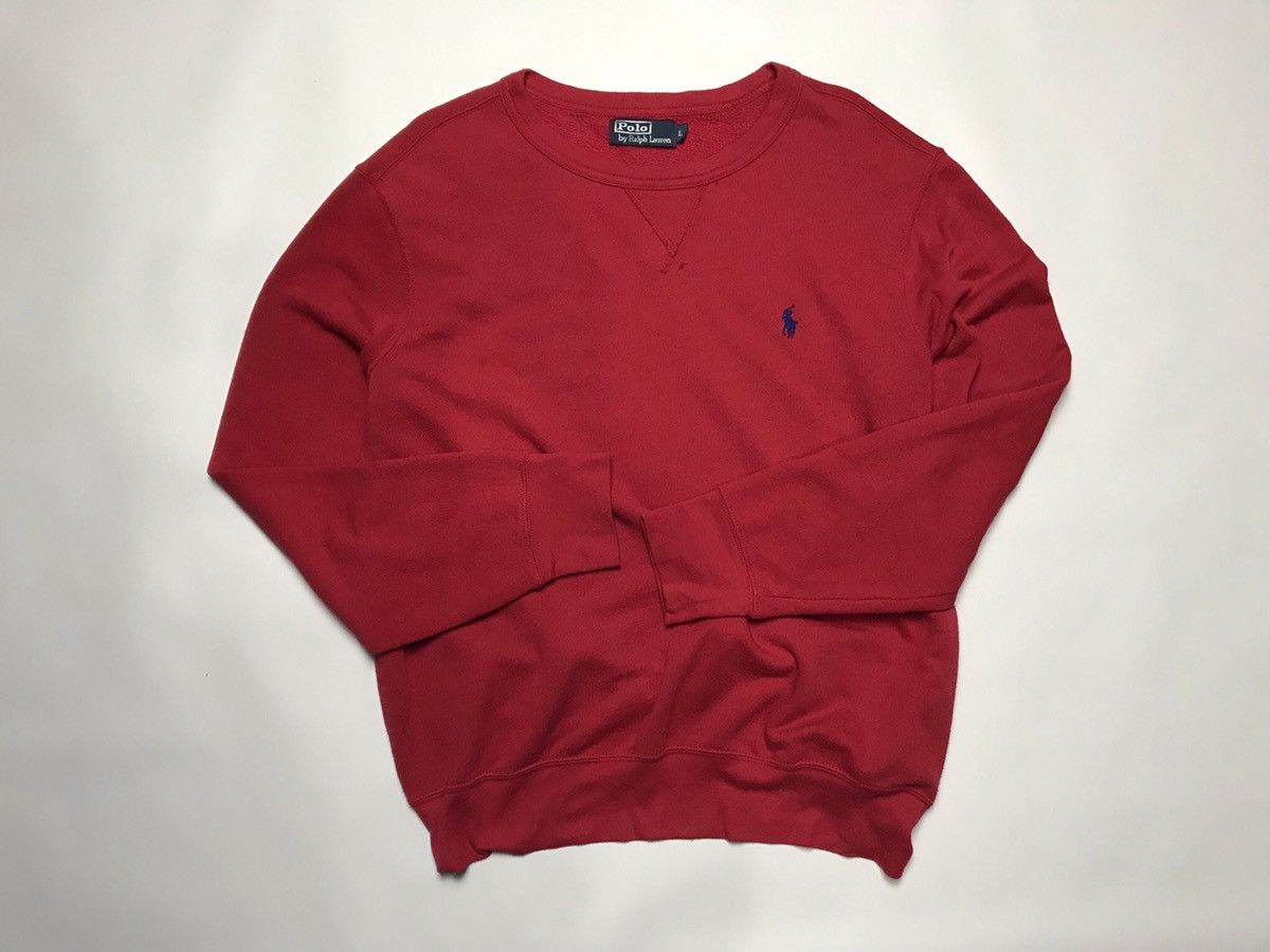 Polo Ralph Lauren RL Vintage Red Sweatshirt Size US L / EU 52-54 / 3 - 12 Thumbnail