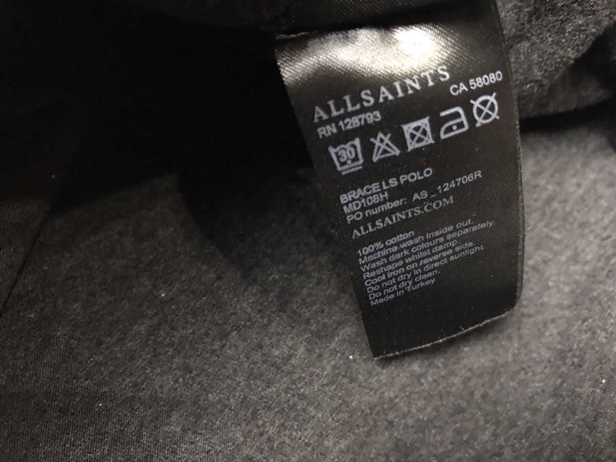 Allsaints Allsaints Brace Polo Longsleeve Size US M / EU 48-50 / 2 - 8 Thumbnail