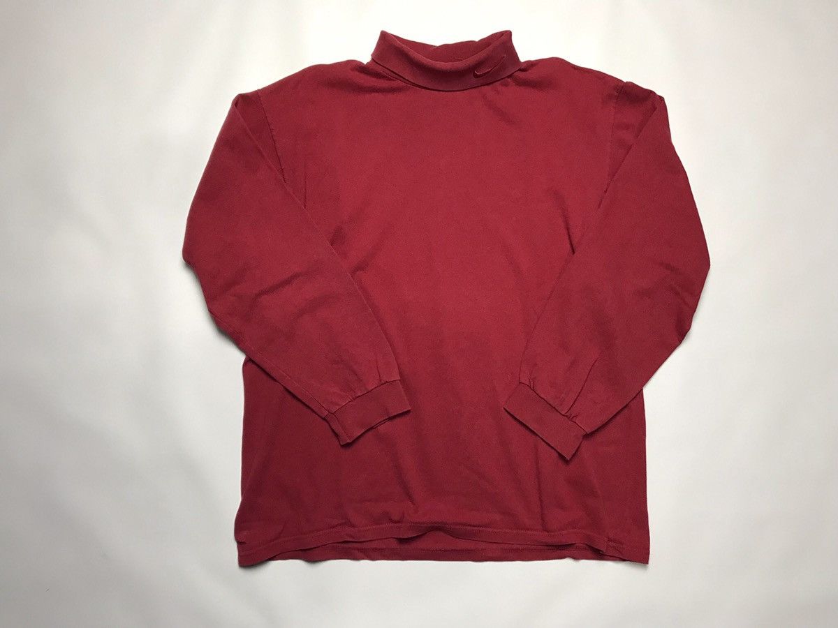 Nike Nike Vintage Turtleneck Sweatshirt Size US L / EU 52-54 / 3 - 9 Thumbnail