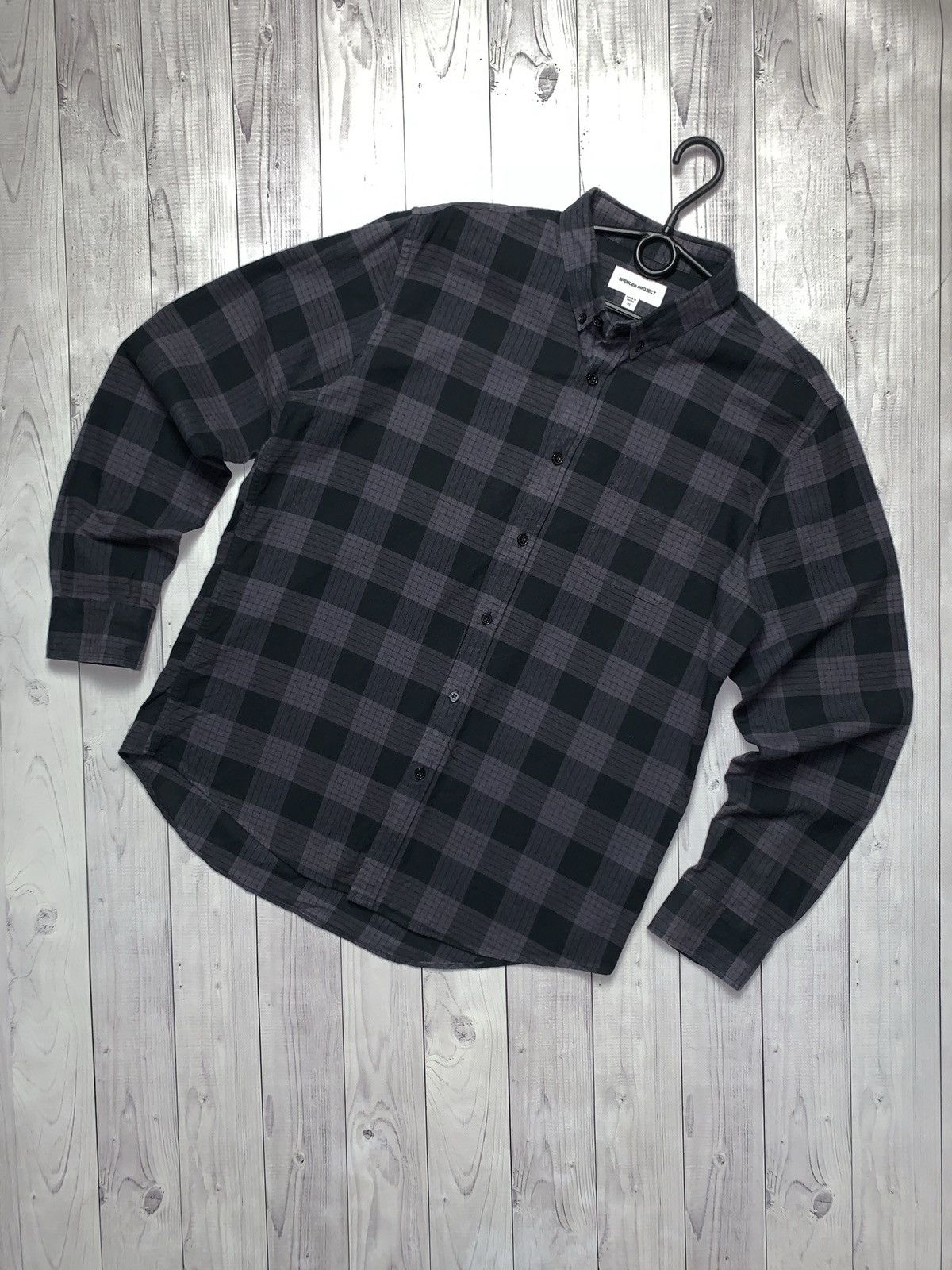 Vintage Spenser Project plaid shirt size XL rare