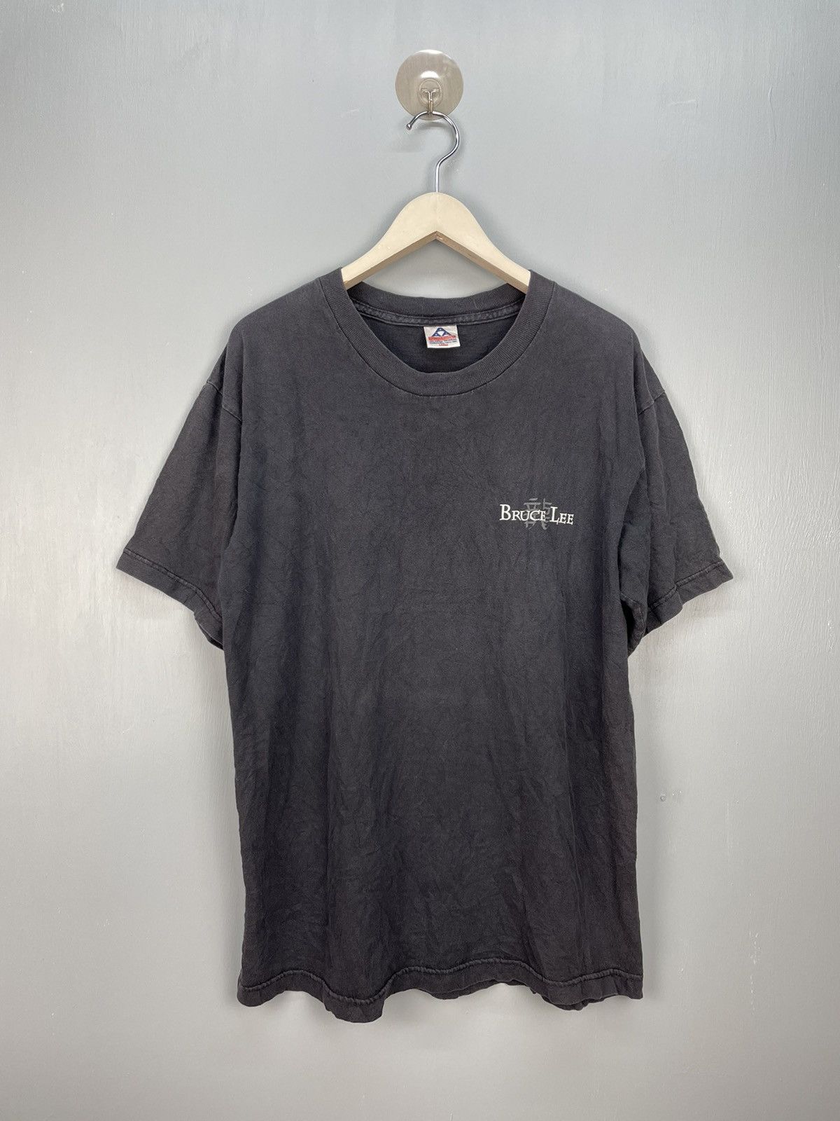 Vintage Vintage 90s Bruce Lee t shirt Size US L / EU 52-54 / 3 - 2 Thumbnail