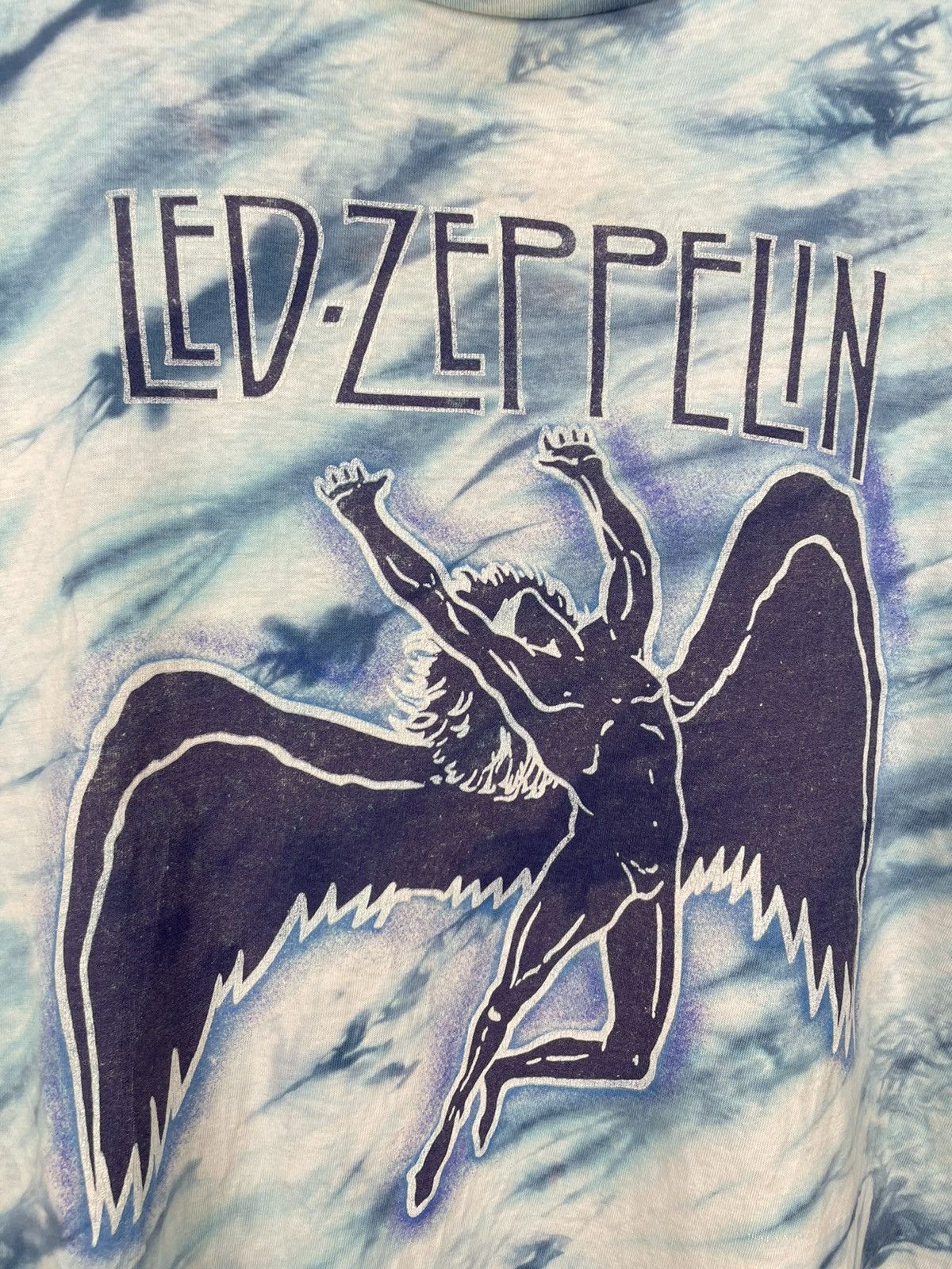 Band Tees Vintage 80s Led Zeppelin tie dye rock band t shirt Size US XL / EU 56 / 4 - 4 Thumbnail