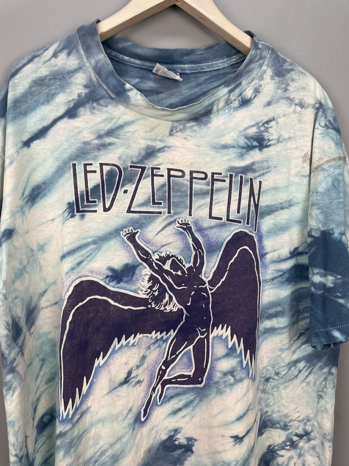 Band Tees Vintage 80s Led Zeppelin tie dye rock band t shirt Size US XL / EU 56 / 4 - 3 Thumbnail