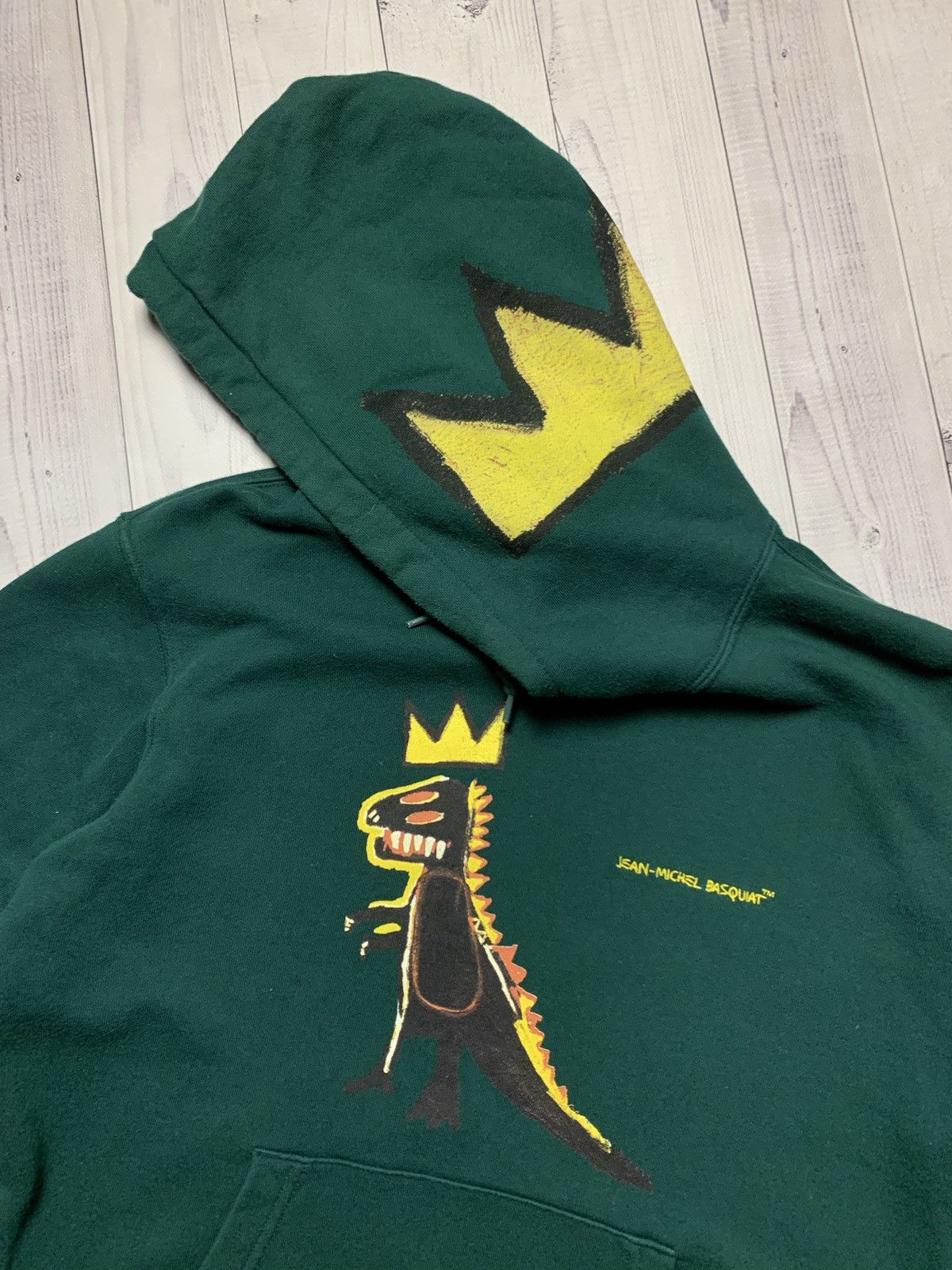 Jean-Michel Basquiat × Other Jean Michel Basquiat green hoodie rare size S logo dragon Size US S / EU 44-46 / 1 - 3 Thumbnail