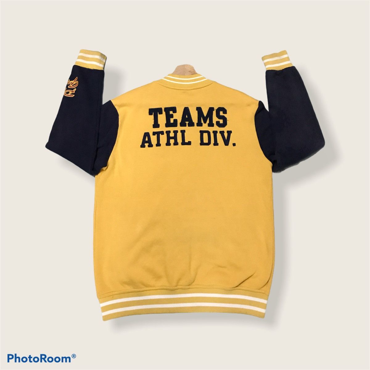 Japanese Brand TEAMS ATHL DIV. POLHAM VARSITY JACKET Size US L / EU 52-54 / 3 - 2 Thumbnail