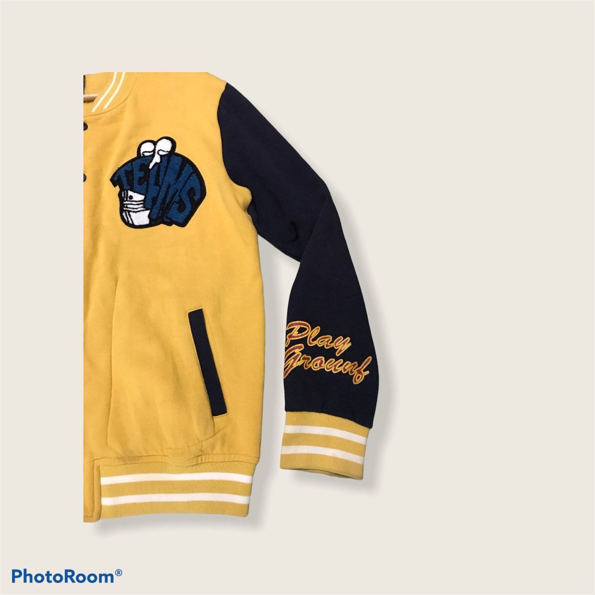 Japanese Brand TEAMS ATHL DIV. POLHAM VARSITY JACKET Size US L / EU 52-54 / 3 - 3 Thumbnail