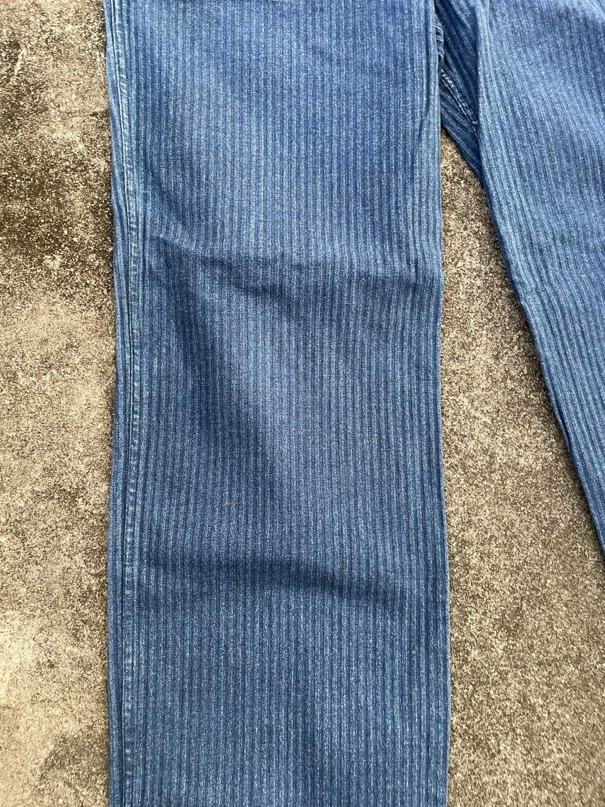 Indigo × Vintage Vintage Baggy Indigo Drawstring Stretchable Reversible Pants Size US 42 / EU 58 - 6 Thumbnail