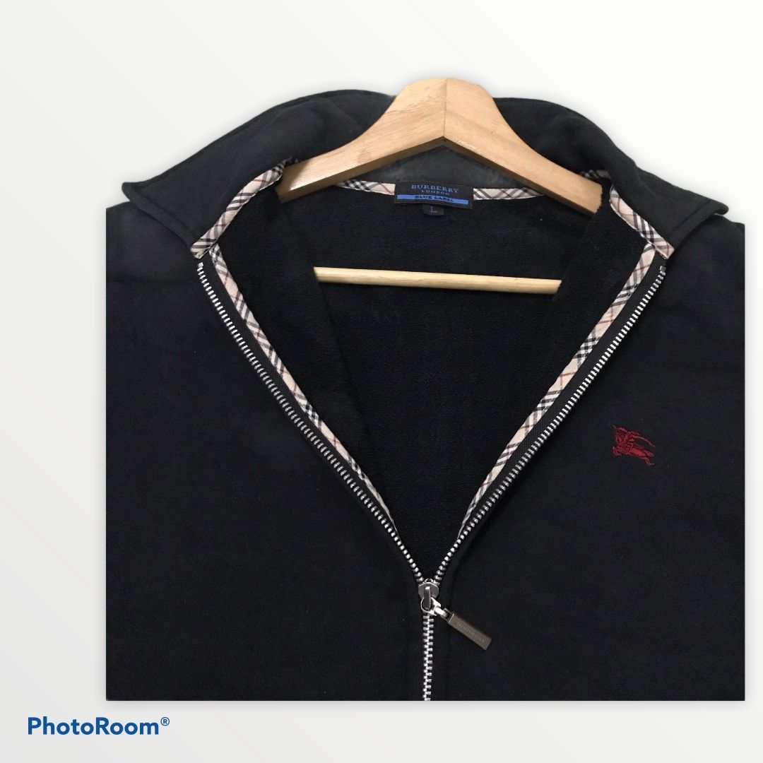 Burberry BURBERRY LONDON BLUE LABEL SWEATSHIRTS ZIPPER PULLOVER Size US L / EU 52-54 / 3 - 5 Thumbnail