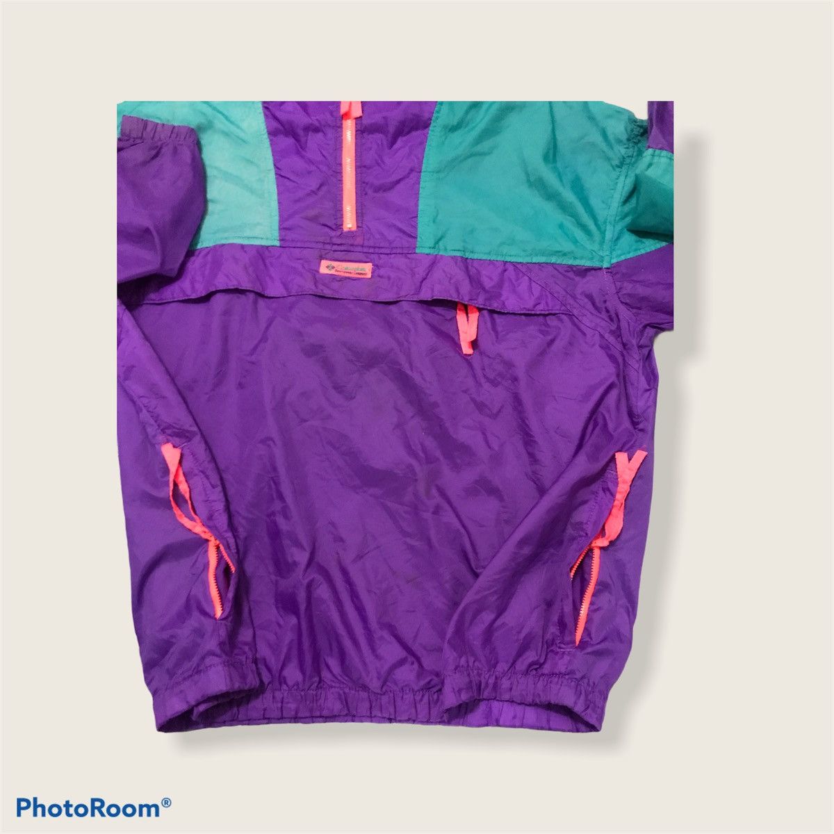 Columbia × Vintage Columbia Sportwear Windbreaker Radial Sleeve Multicolour Size US L / EU 52-54 / 3 - 3 Thumbnail