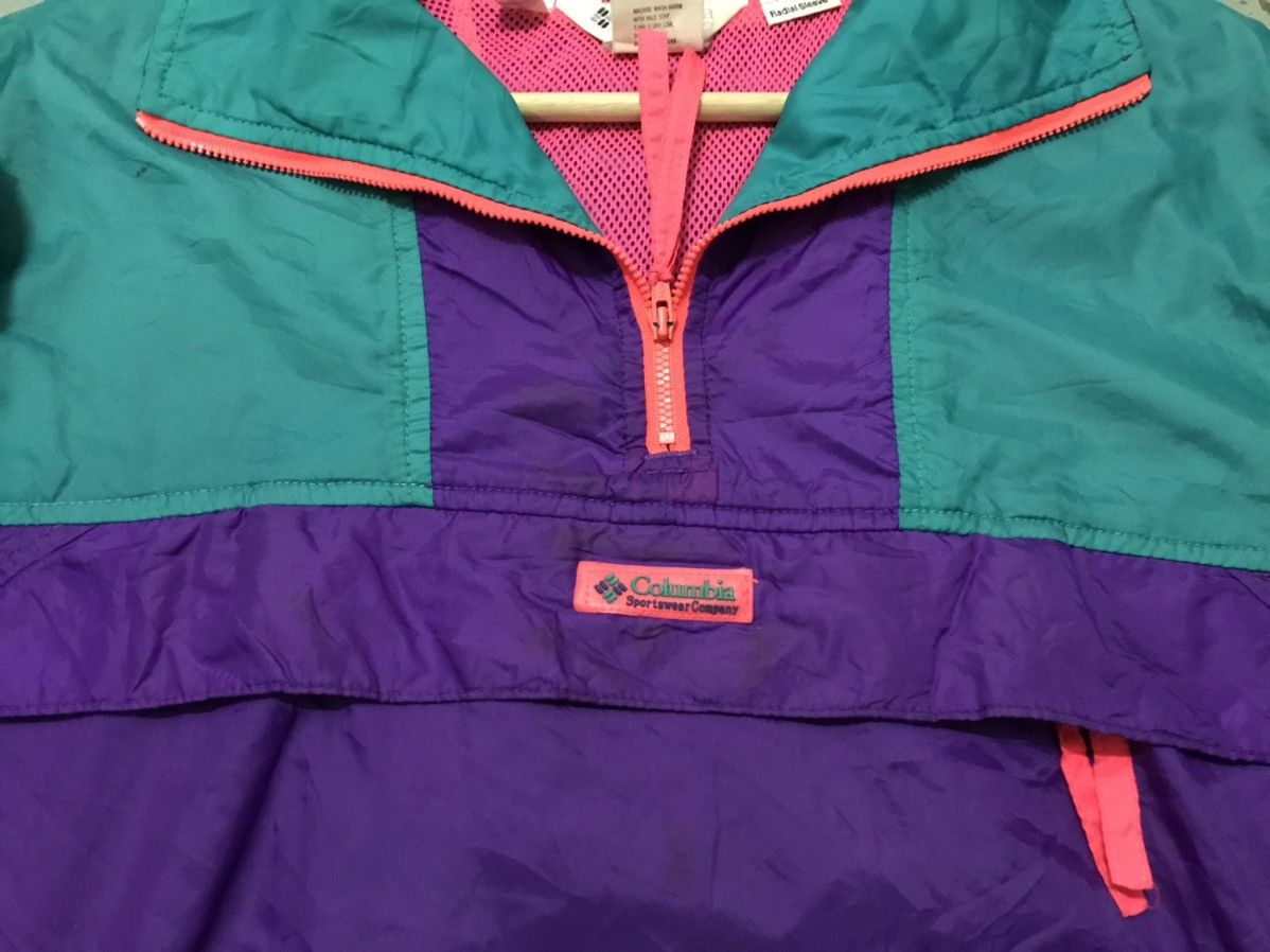 Columbia × Vintage Columbia Sportwear Windbreaker Radial Sleeve Multicolour Size US L / EU 52-54 / 3 - 7 Thumbnail