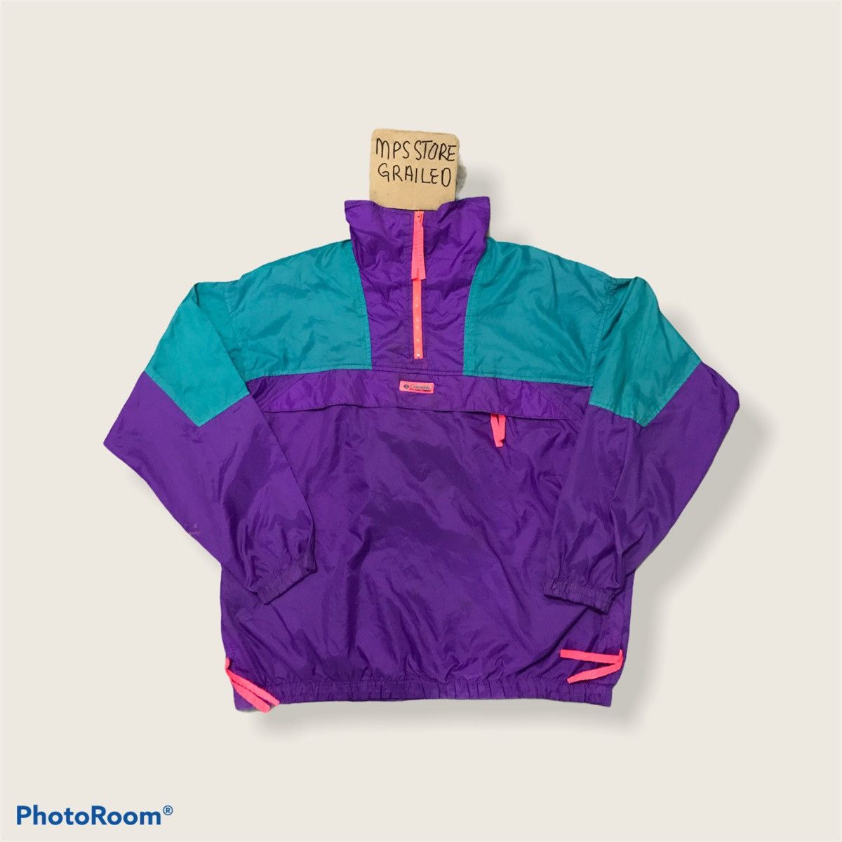 Columbia × Vintage Columbia Sportwear Windbreaker Radial Sleeve Multicolour Size US L / EU 52-54 / 3 - 1 Thumbnail