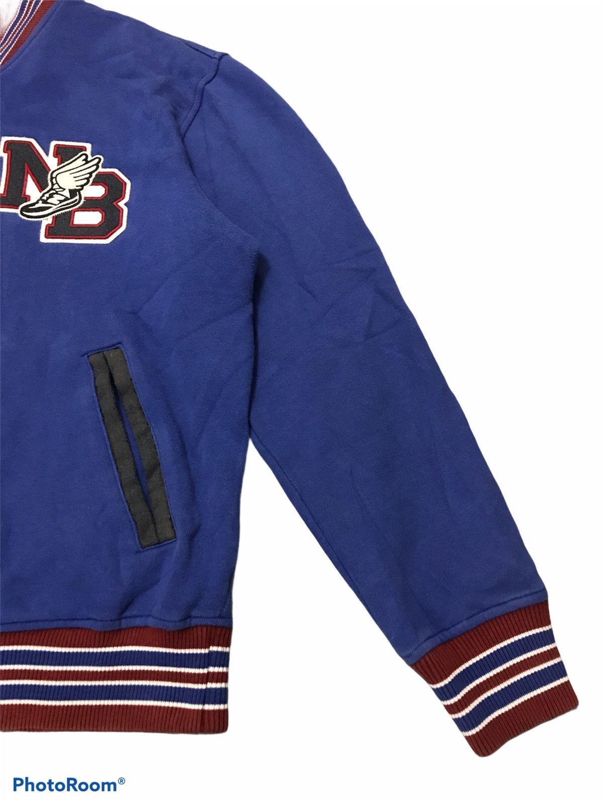 New Balance NEW BALANCE EMBROIDERY LOGO VARSITY JACKET Size US M / EU 48-50 / 2 - 3 Thumbnail