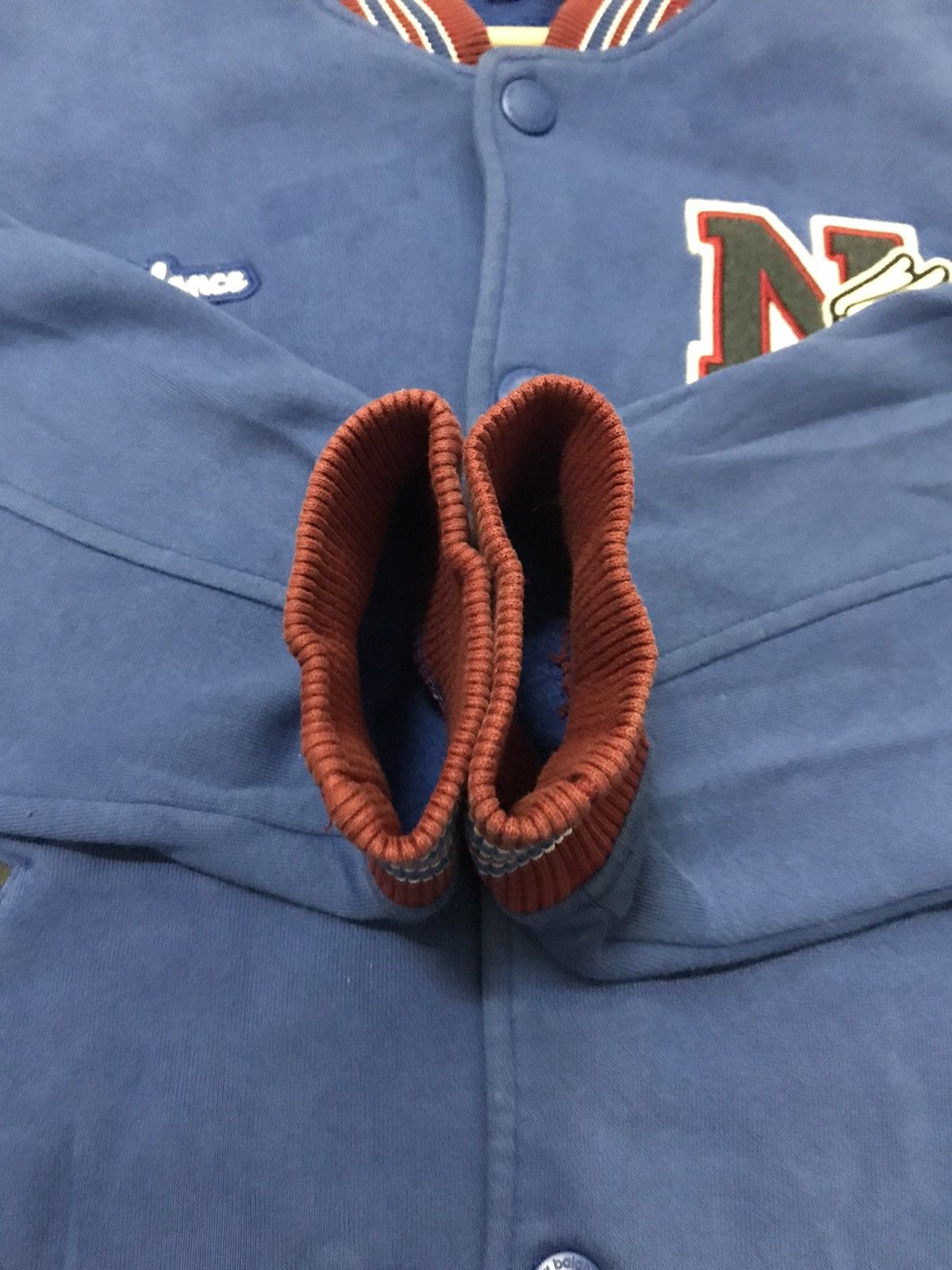 New Balance NEW BALANCE EMBROIDERY LOGO VARSITY JACKET Size US M / EU 48-50 / 2 - 10 Thumbnail