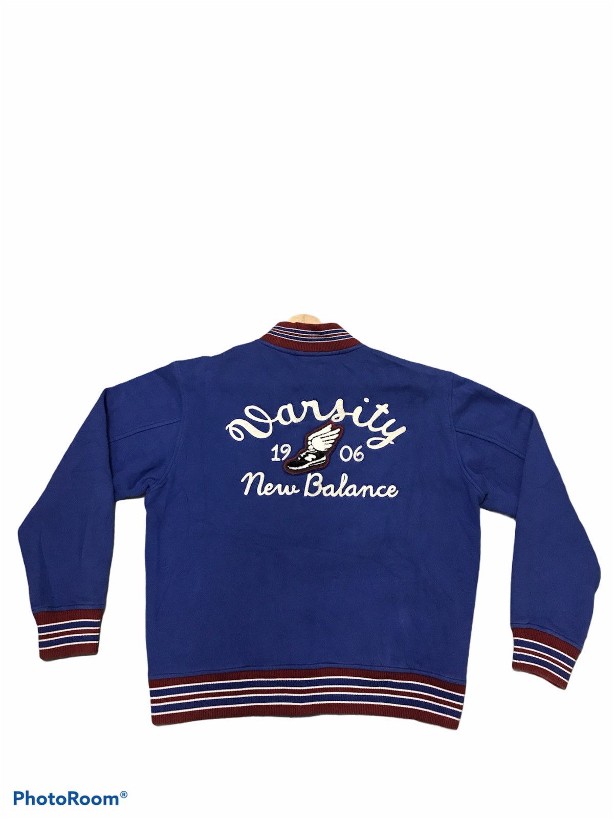 New Balance NEW BALANCE EMBROIDERY LOGO VARSITY JACKET Size US M / EU 48-50 / 2 - 2 Thumbnail