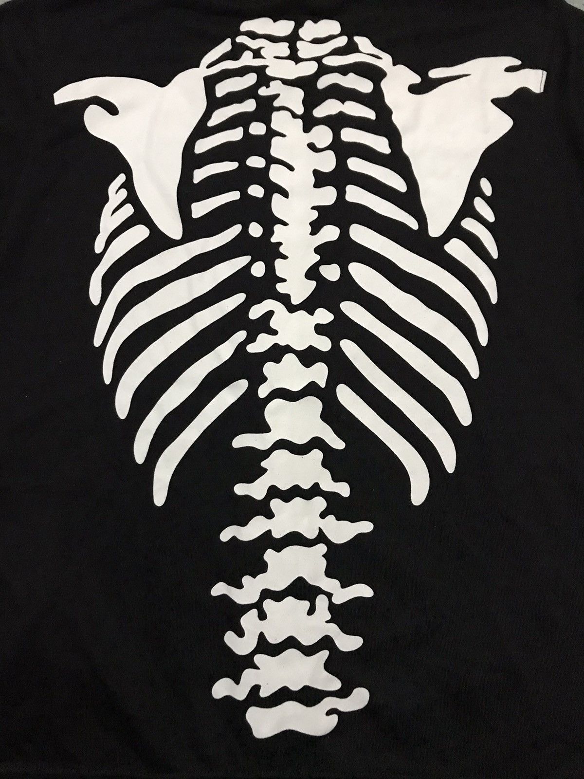 Designer DESIGNER SKELETON SWEATSHIRT HOODIE ZIPPER FULL PRINT Size US S / EU 44-46 / 1 - 4 Thumbnail