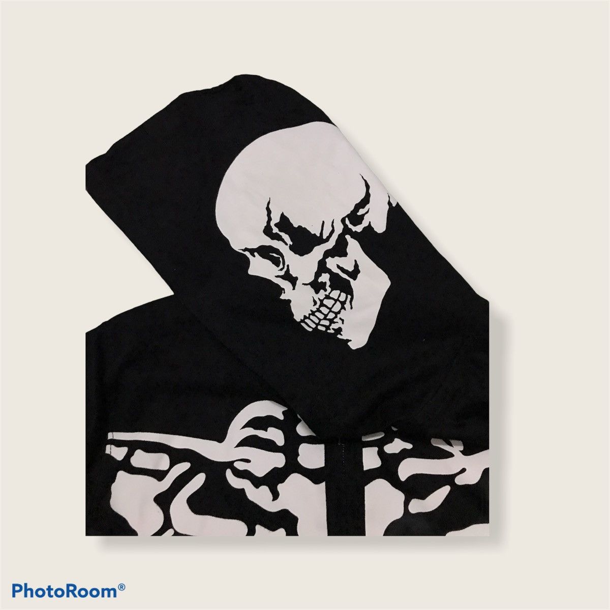 Designer DESIGNER SKELETON SWEATSHIRT HOODIE ZIPPER FULL PRINT Size US S / EU 44-46 / 1 - 8 Thumbnail