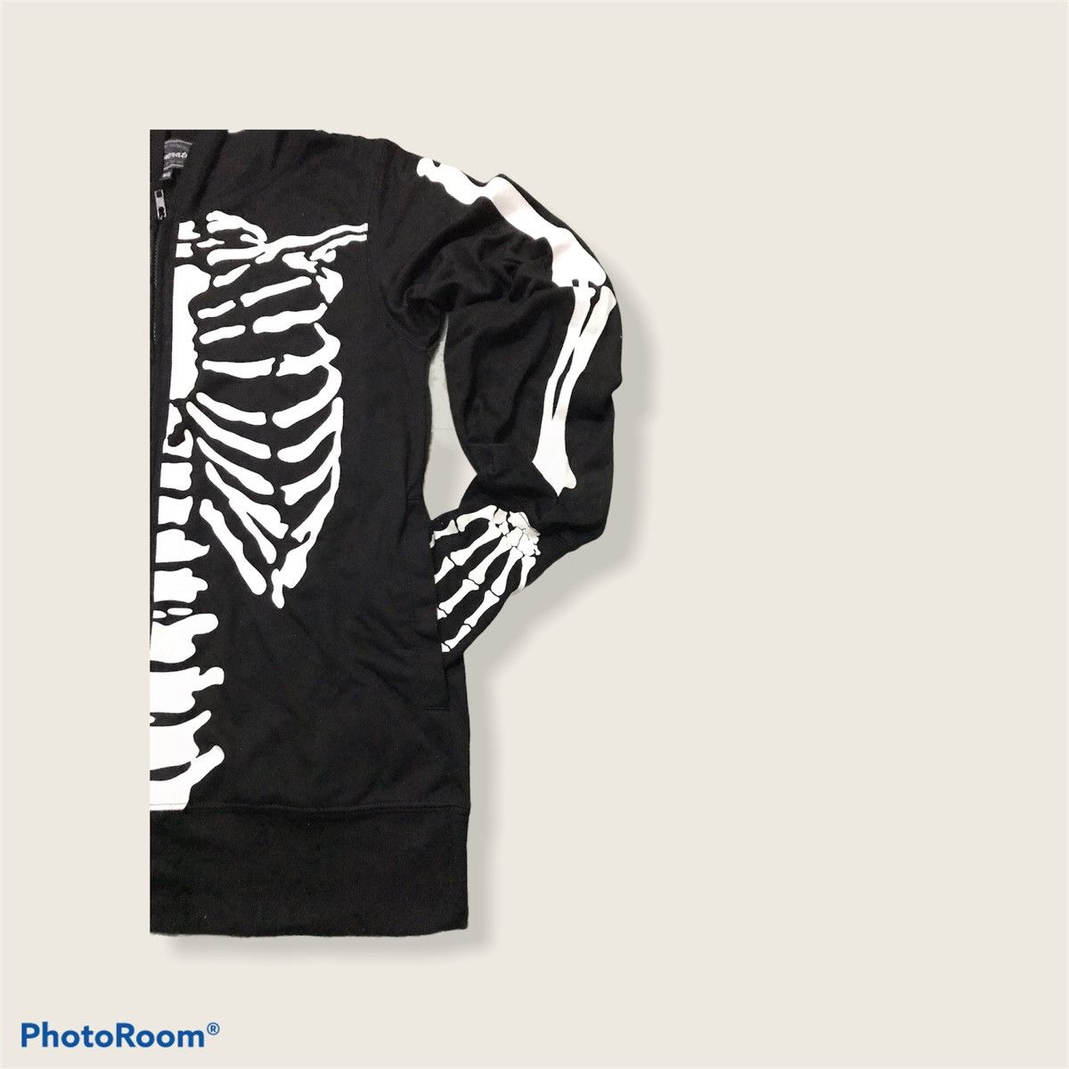Designer DESIGNER SKELETON SWEATSHIRT HOODIE ZIPPER FULL PRINT Size US S / EU 44-46 / 1 - 7 Thumbnail