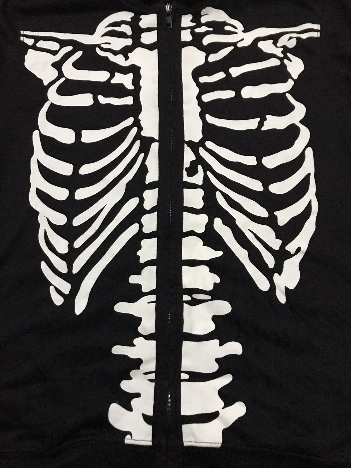 Designer DESIGNER SKELETON SWEATSHIRT HOODIE ZIPPER FULL PRINT Size US S / EU 44-46 / 1 - 3 Thumbnail