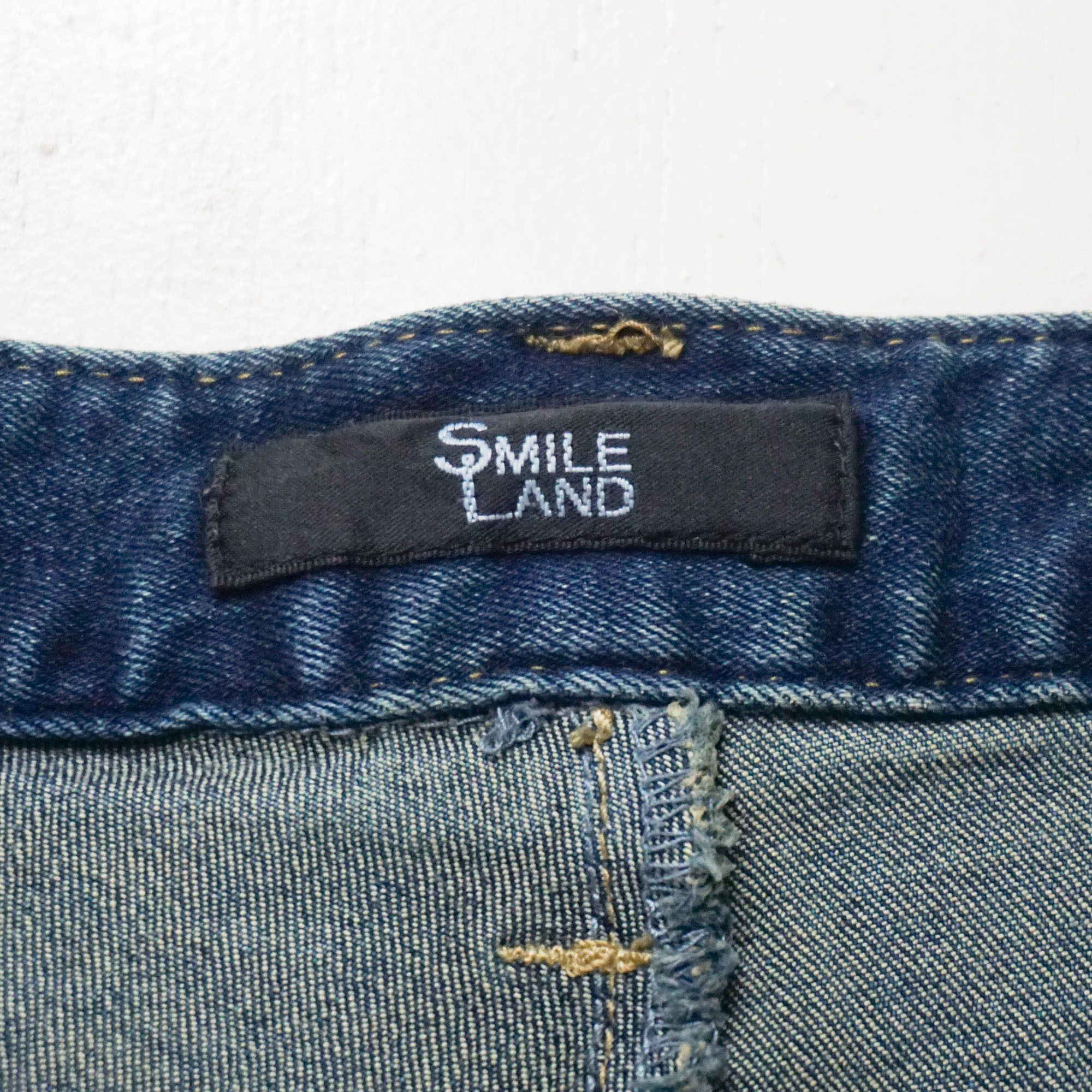 Japanese Brand SMILE LAND Big Size Extra Large 3 quarter Denim Pants Size US 43 - 6 Thumbnail