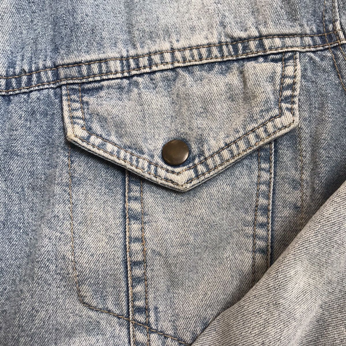 Japanese Brand G.L HEART DENIM DISTRESSED JACKET Size US L / EU 52-54 / 3 - 9 Thumbnail