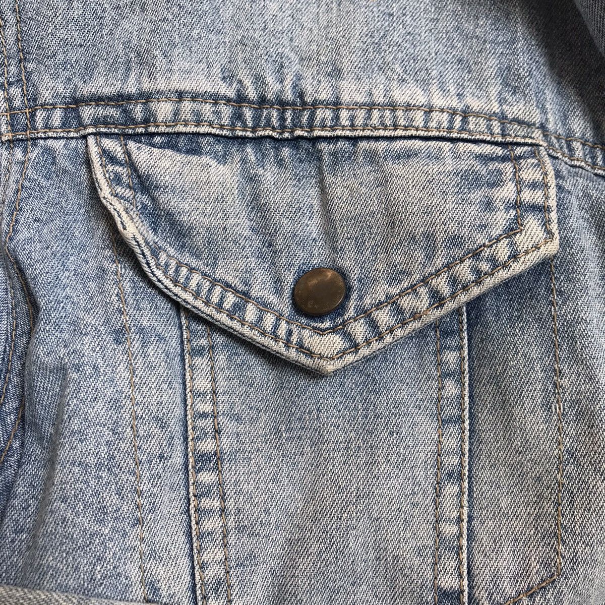 Japanese Brand G.L HEART DENIM DISTRESSED JACKET Size US L / EU 52-54 / 3 - 12 Thumbnail