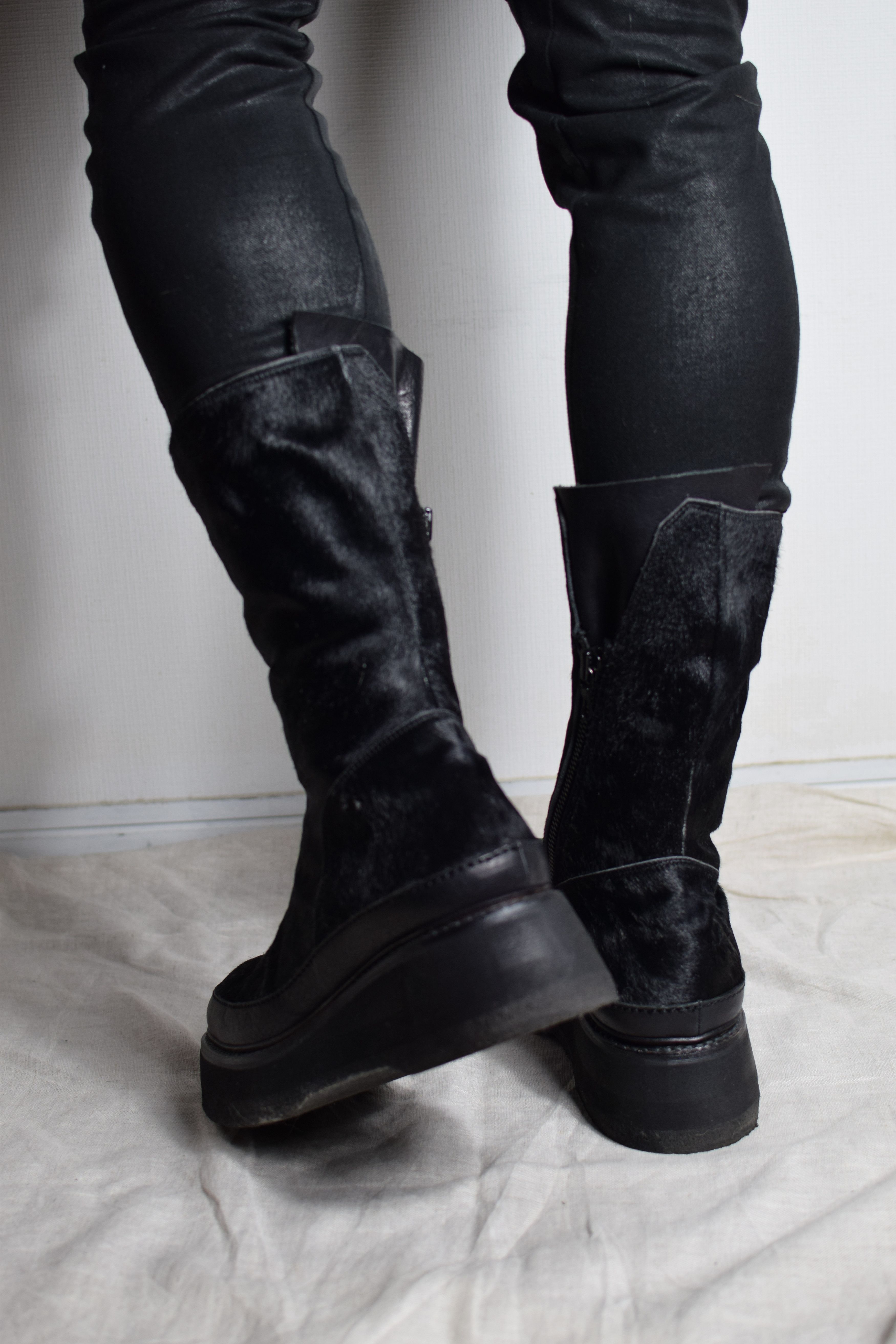 Julius Julius AW16 Beast Sample Cow Hair Boots - 557FWM5-S Size US 10 / EU 43 - 6 Thumbnail
