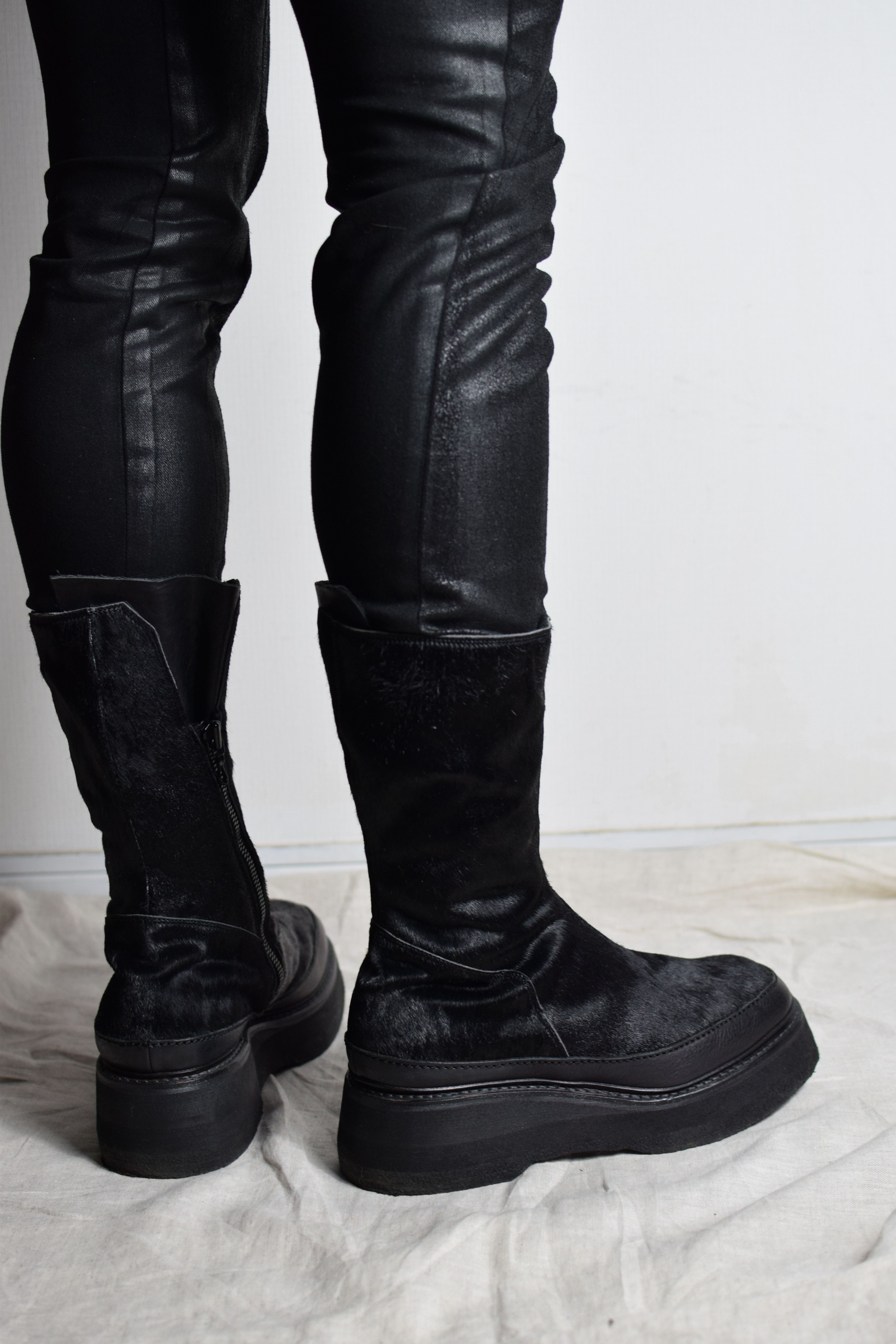 Julius Julius AW16 Beast Sample Cow Hair Boots - 557FWM5-S Size US 10 / EU 43 - 7 Thumbnail