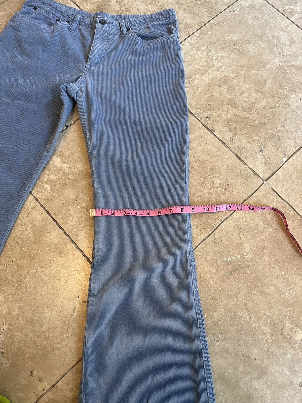 Vintage Vintage corduroy light blue flare pants Size US 30 / EU 46 - 11 Thumbnail