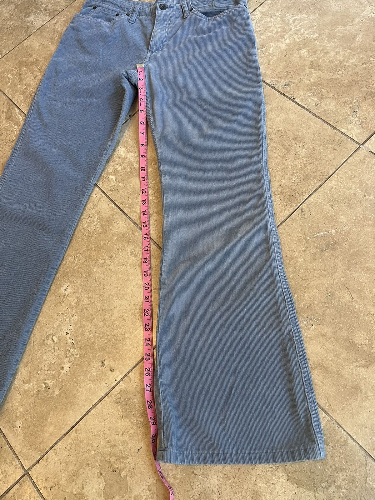 Vintage Vintage corduroy light blue flare pants Size US 30 / EU 46 - 9 Thumbnail