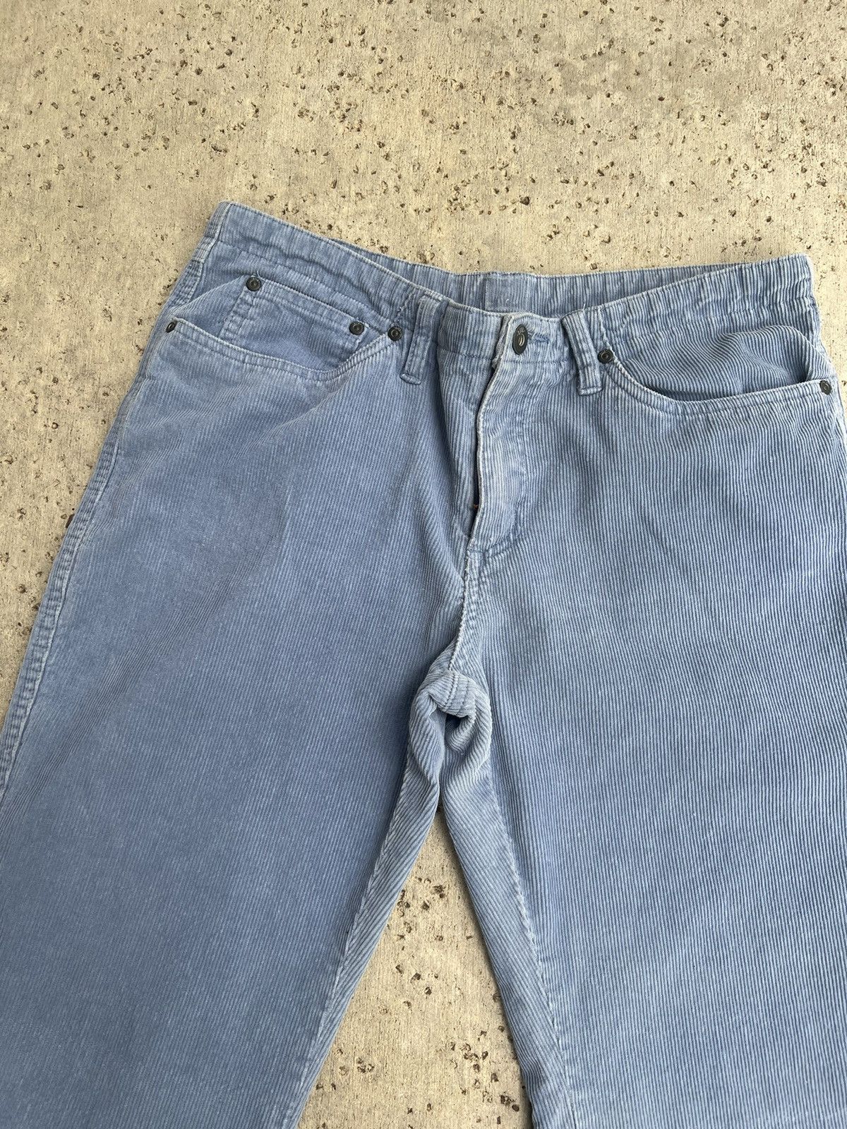 Vintage Vintage corduroy light blue flare pants Size US 30 / EU 46 - 5 Thumbnail