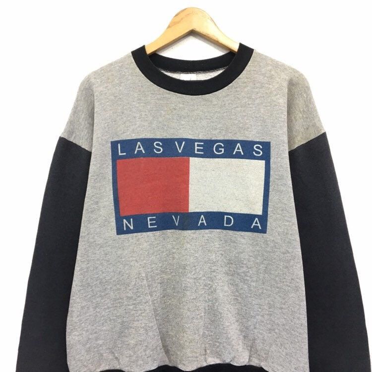 Vintage Vintage NEVADA Las Vegas Crewneck Sweatshirt Size US L / EU 52-54 / 3 - 3 Thumbnail