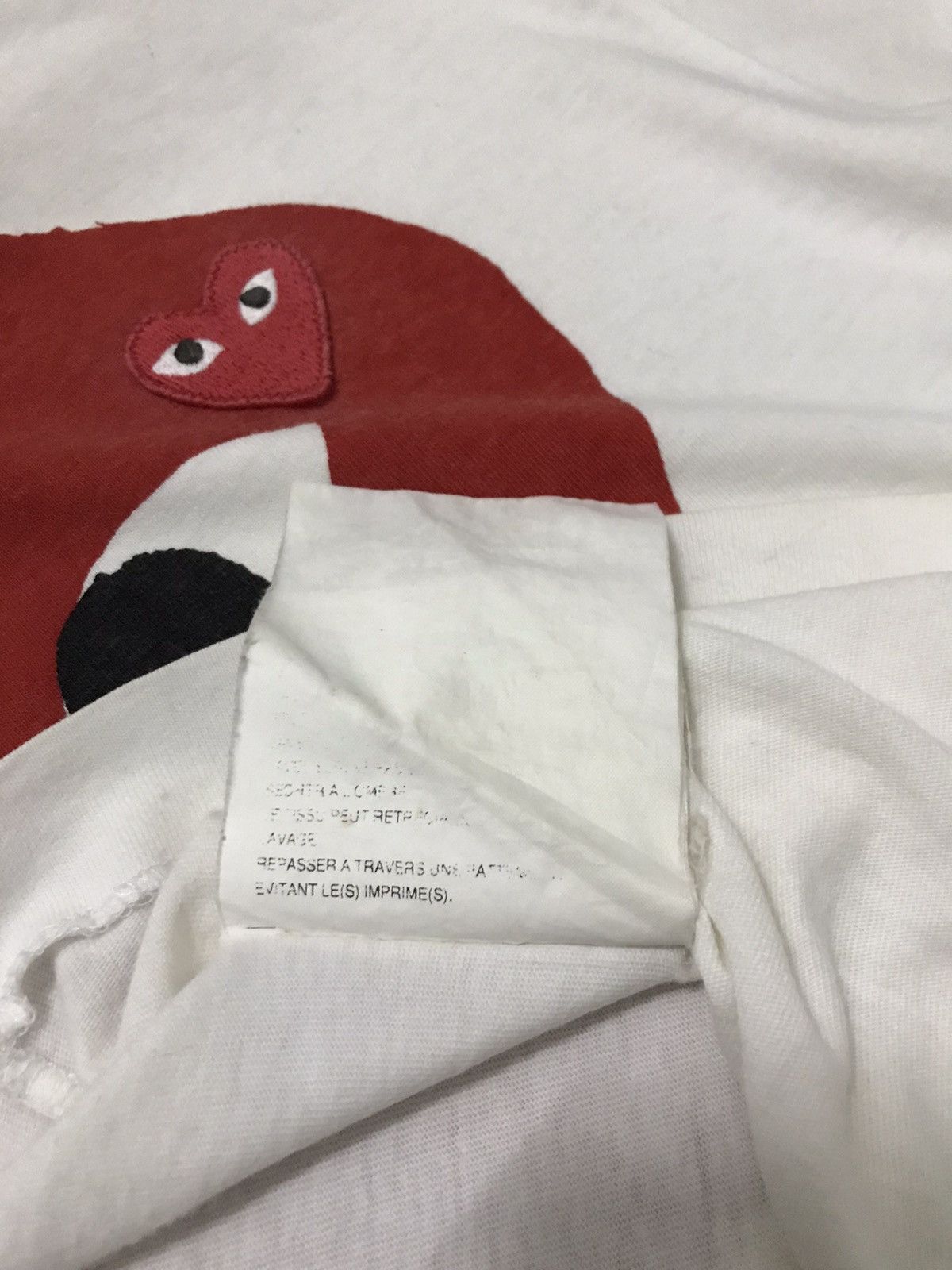 Comme des Garcons PLAY VINTAGE CDG PLAY TEE Size US M / EU 48-50 / 2 - 10 Thumbnail