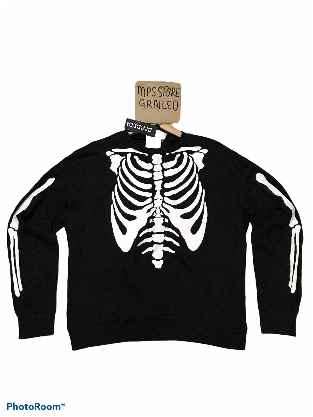 Divided DIVIDED H&M SWEATSHIRT SKELETON GLOW IN THE DARK Size US M / EU 48-50 / 2 - 2 Thumbnail