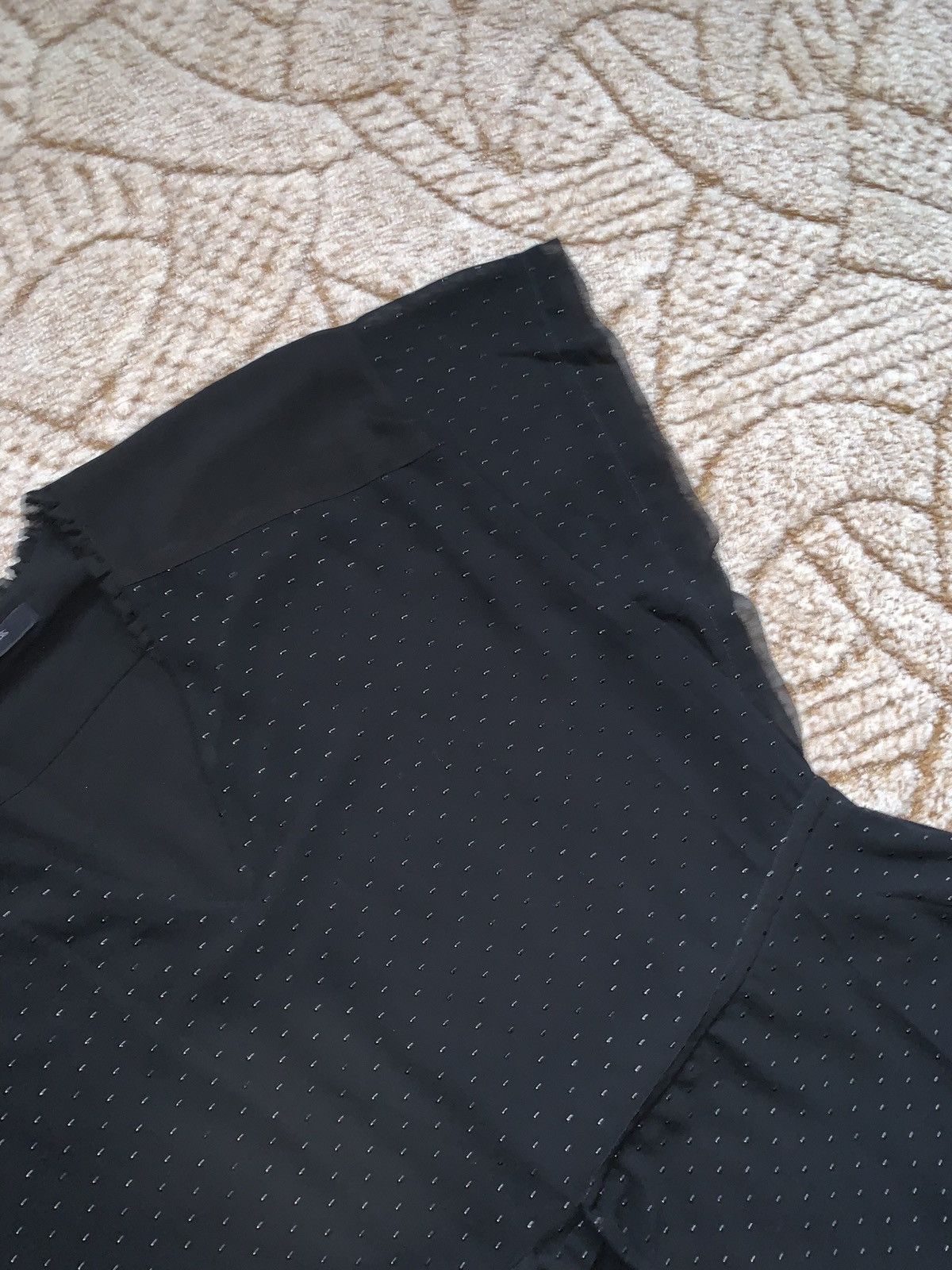 Allsaints × Japanese Brand Allsaints mesh dress black mini mode maxi dotted shirt long Size M / US 6-8 / IT 42-44 - 5 Thumbnail