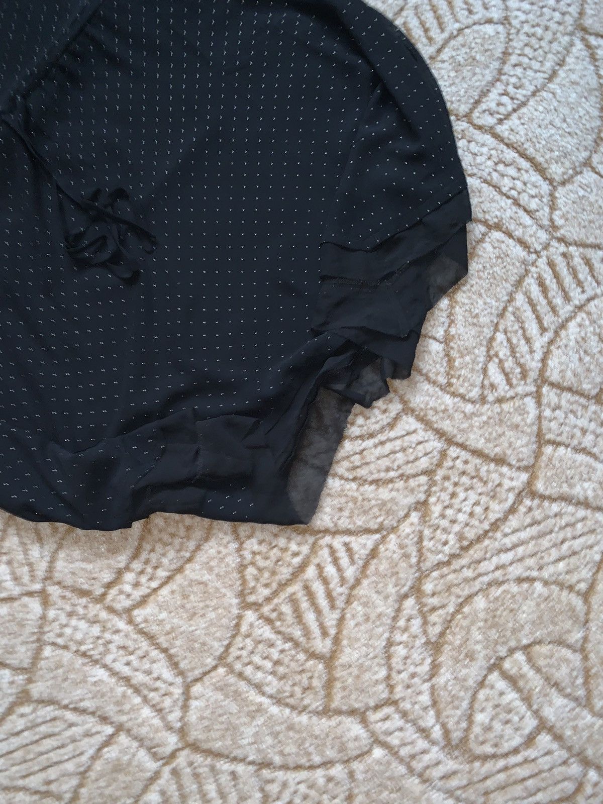 Allsaints × Japanese Brand Allsaints mesh dress black mini mode maxi dotted shirt long Size M / US 6-8 / IT 42-44 - 7 Thumbnail