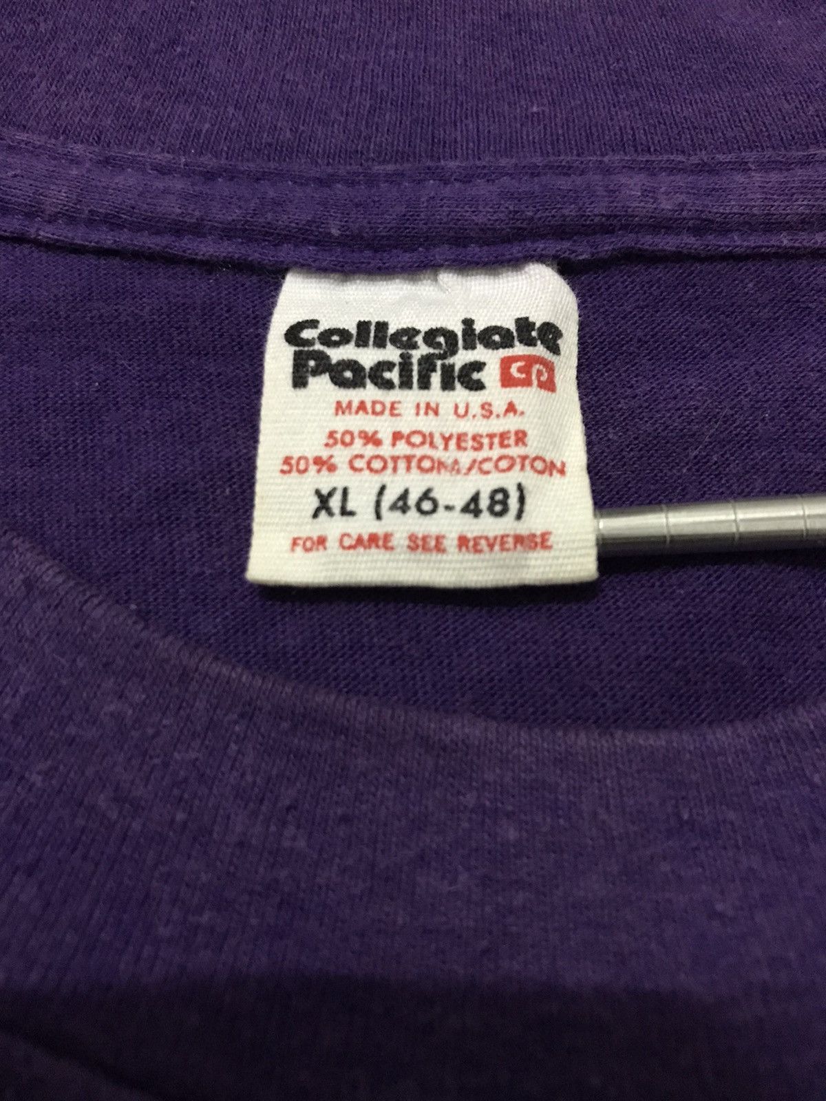 Vintage VINTAGE NYU T-SHIRT SINGLE STICH Size US XL / EU 56 / 4 - 9 Thumbnail