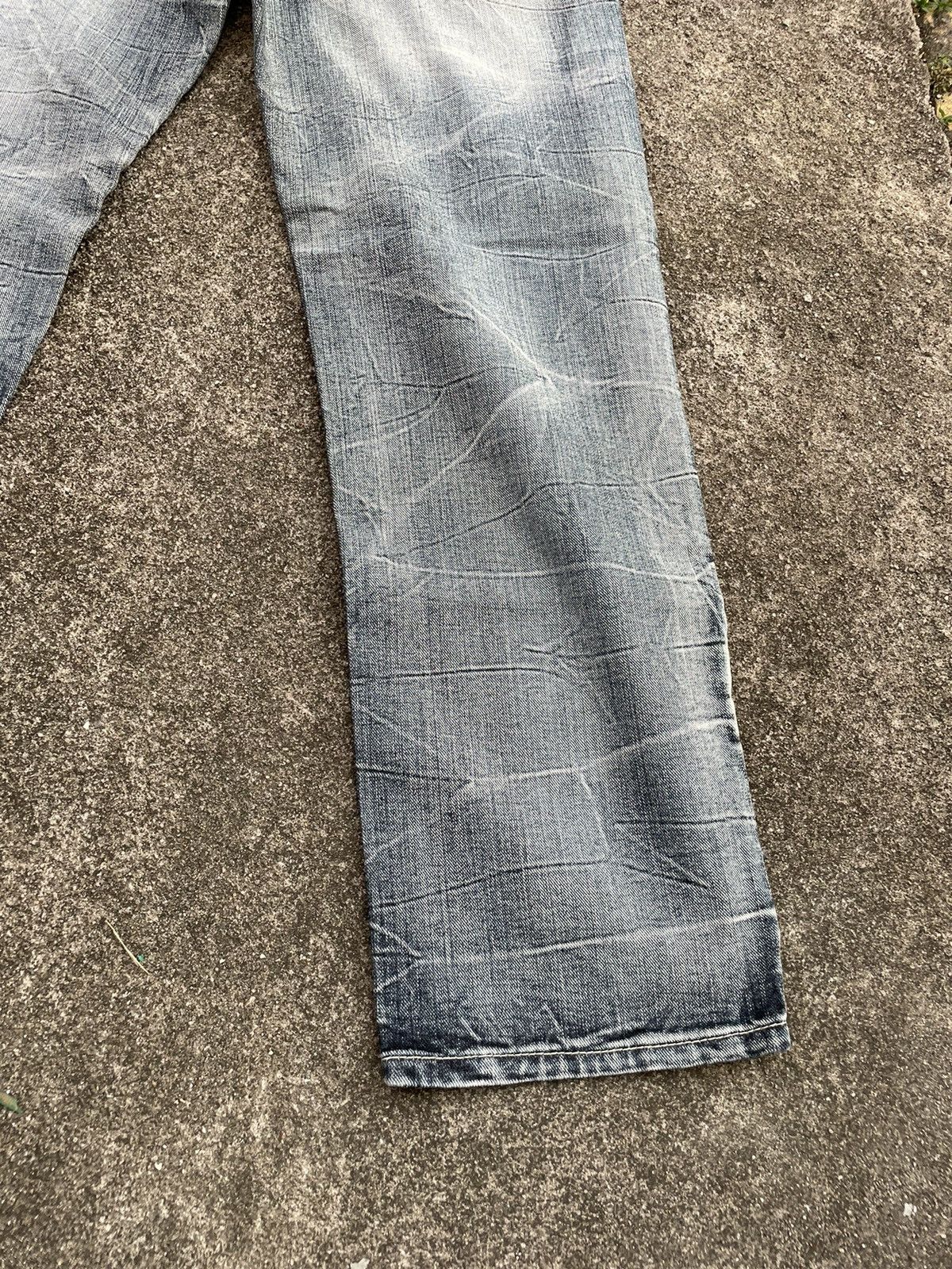 Japanese Brand Sky Bomber Distressed Denim Jeans Size US 30 / EU 46 - 13 Thumbnail