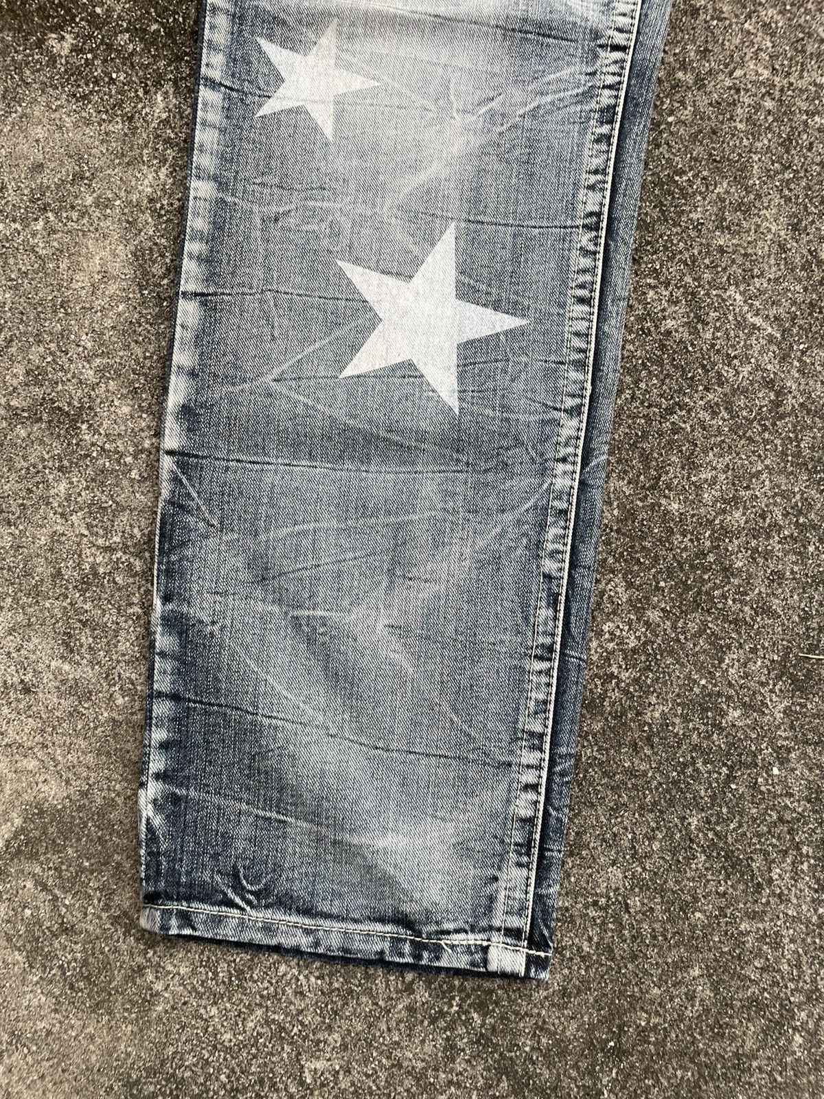 Japanese Brand Sky Bomber Distressed Denim Jeans Size US 30 / EU 46 - 7 Thumbnail