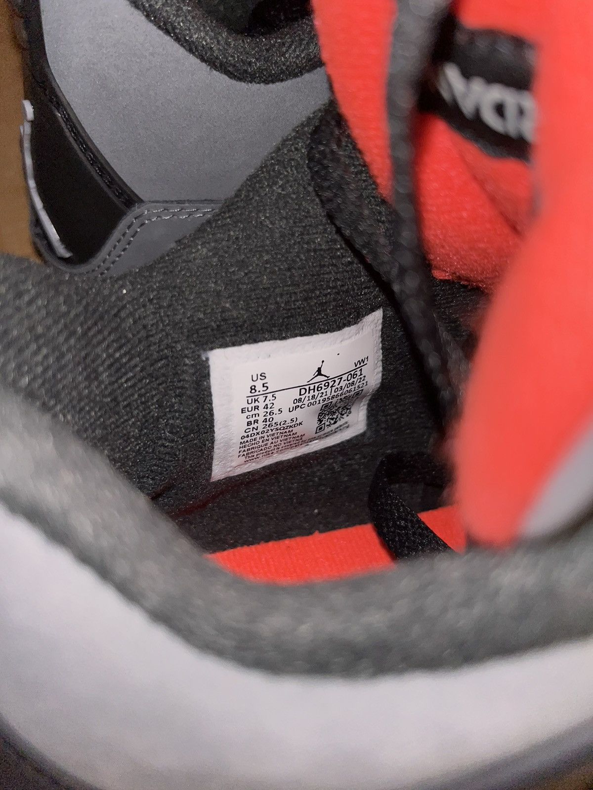 Jordan Brand Air Jordan 4 Infrared Size US 8.5 / EU 41-42 - 5 Thumbnail