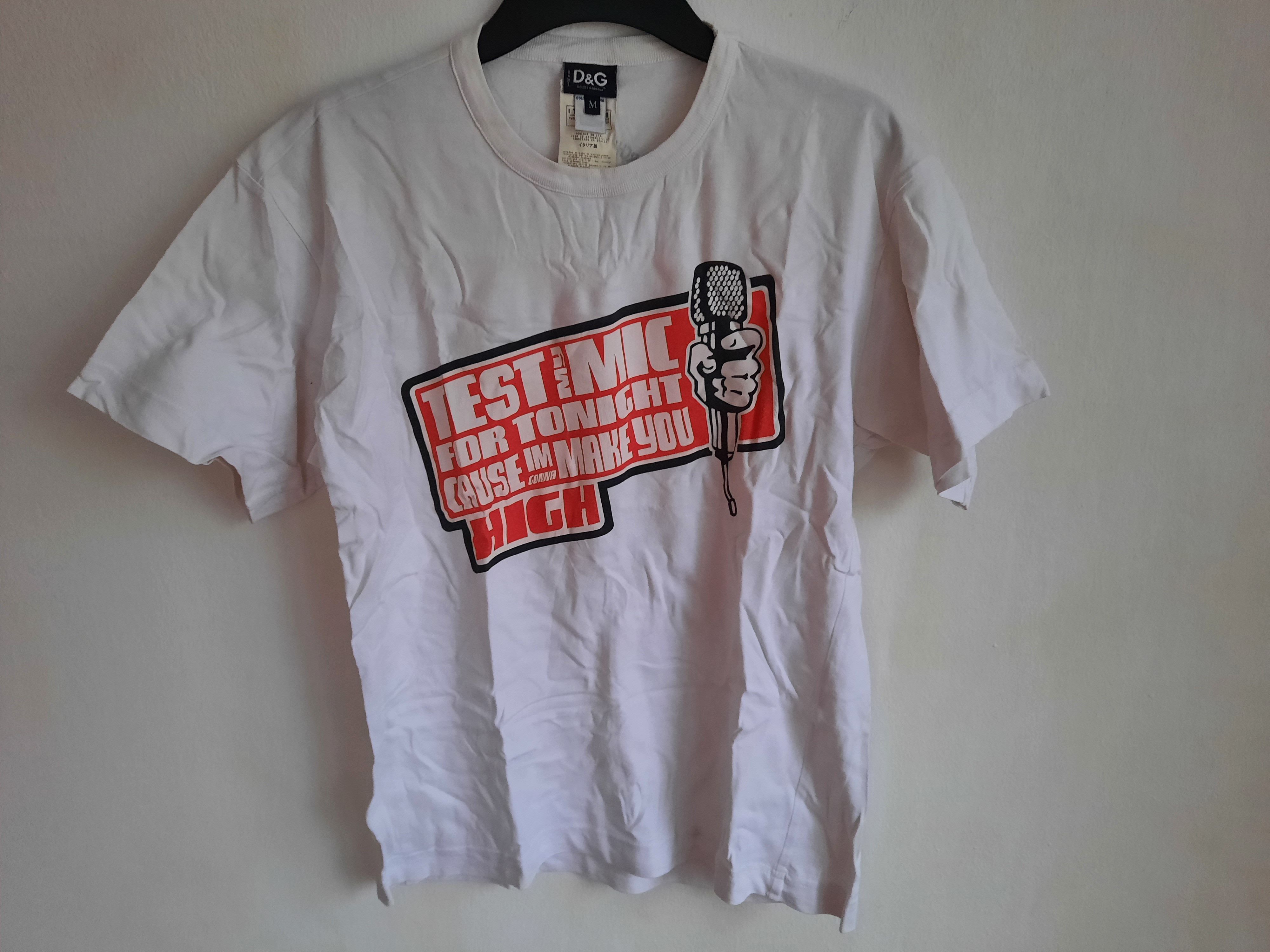 Dolce & Gabbana AW03 D&G Dolce&Gabbana Runway Rapper T-Shirt Size M Size US M / EU 48-50 / 2 - 2 Thumbnail