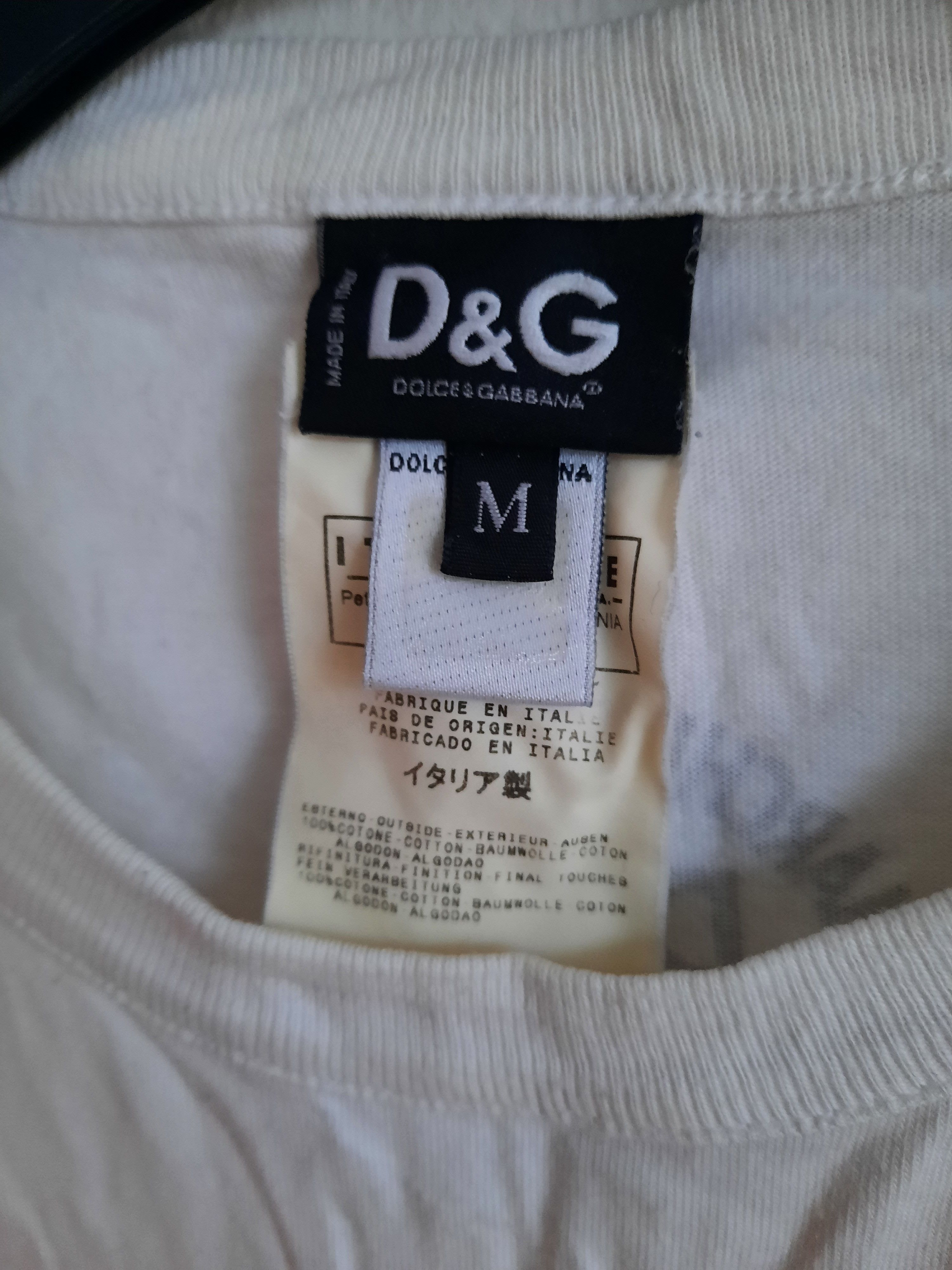 Dolce & Gabbana AW03 D&G Dolce&Gabbana Runway Rapper T-Shirt Size M Size US M / EU 48-50 / 2 - 6 Thumbnail