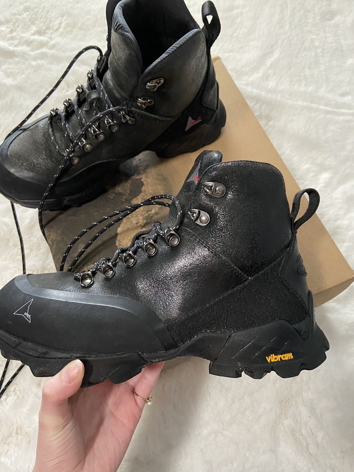 ROA ROA Deep Valley Black Hiking Boots Size US 7 / EU 40 - 10 Thumbnail