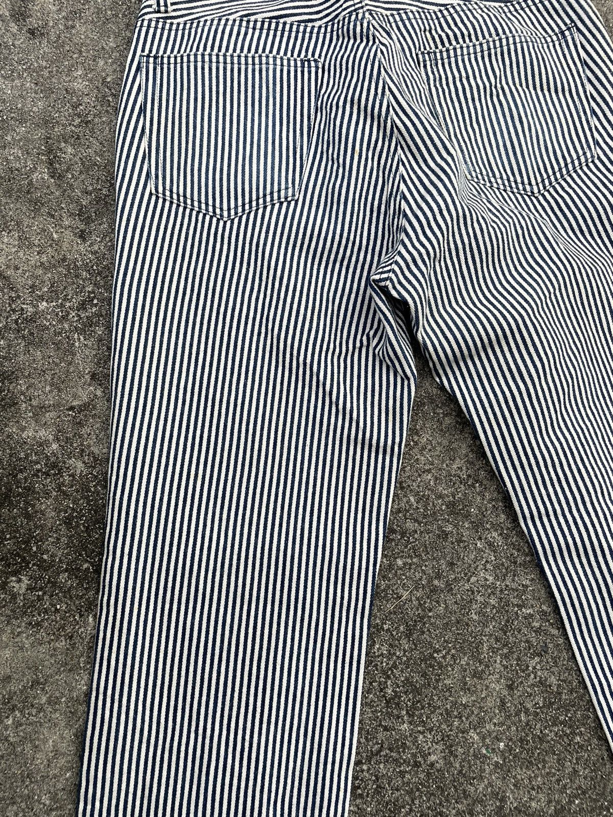 If Six Was Nine × Japanese Brand Right On Hickory Stripes Pants made in japan Size US 30 / EU 46 - 10 Thumbnail