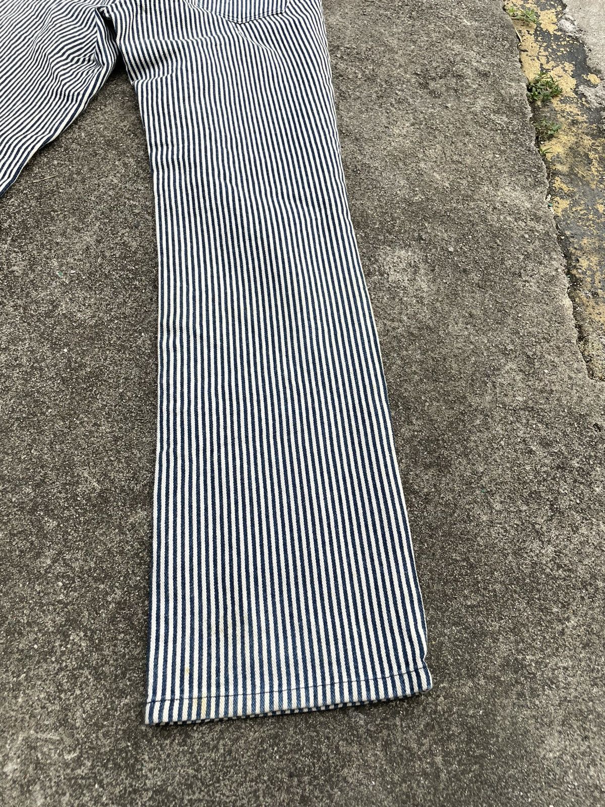 If Six Was Nine × Japanese Brand Right On Hickory Stripes Pants made in japan Size US 30 / EU 46 - 13 Thumbnail